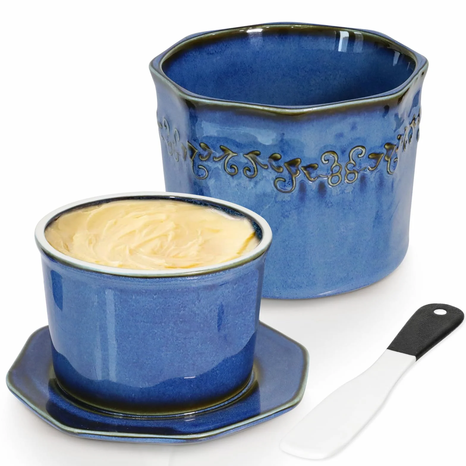 Masło ceramiczne 280g z chłodzeniem i pokrywką