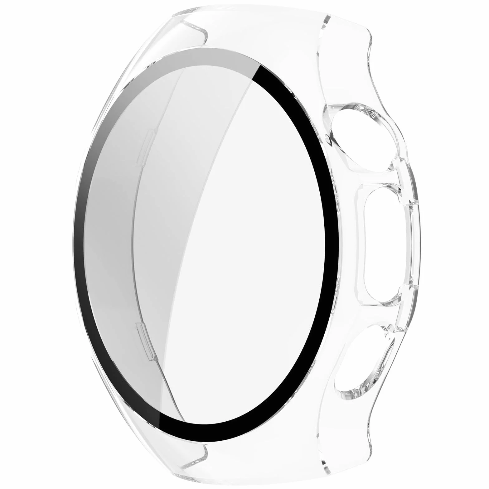 Etui ochronne na Huawei Watch 5 46 mm, twarde etui PC z folią ochronną ze szkła, osłona przeciwświetlna, antyrysowa, antypyłowa, Huawei Watch 5 46 mm