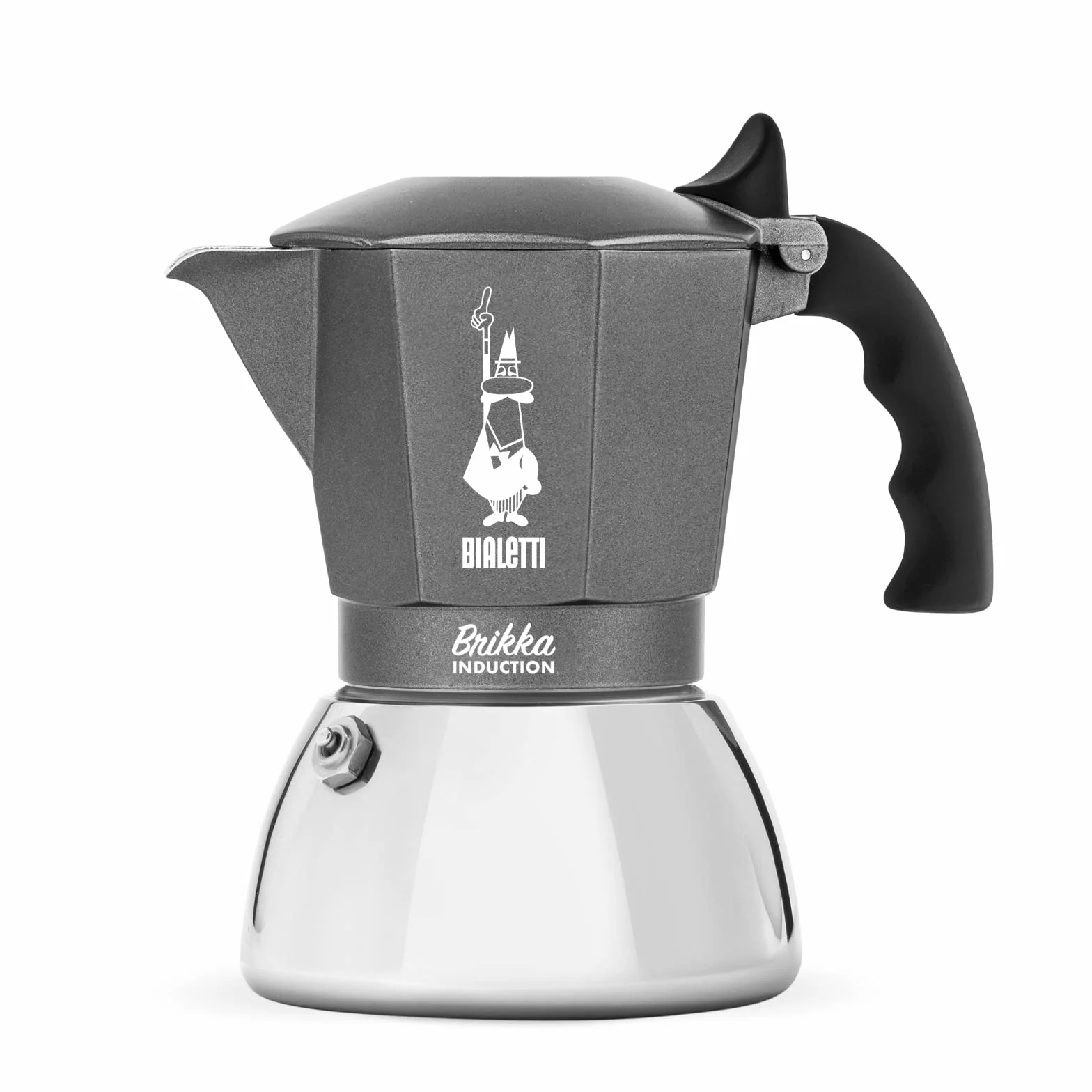 Bialetti Brikka Induction 4 filiżanki 160 ml ekspres do kawy indukcyjny podwójny aromat