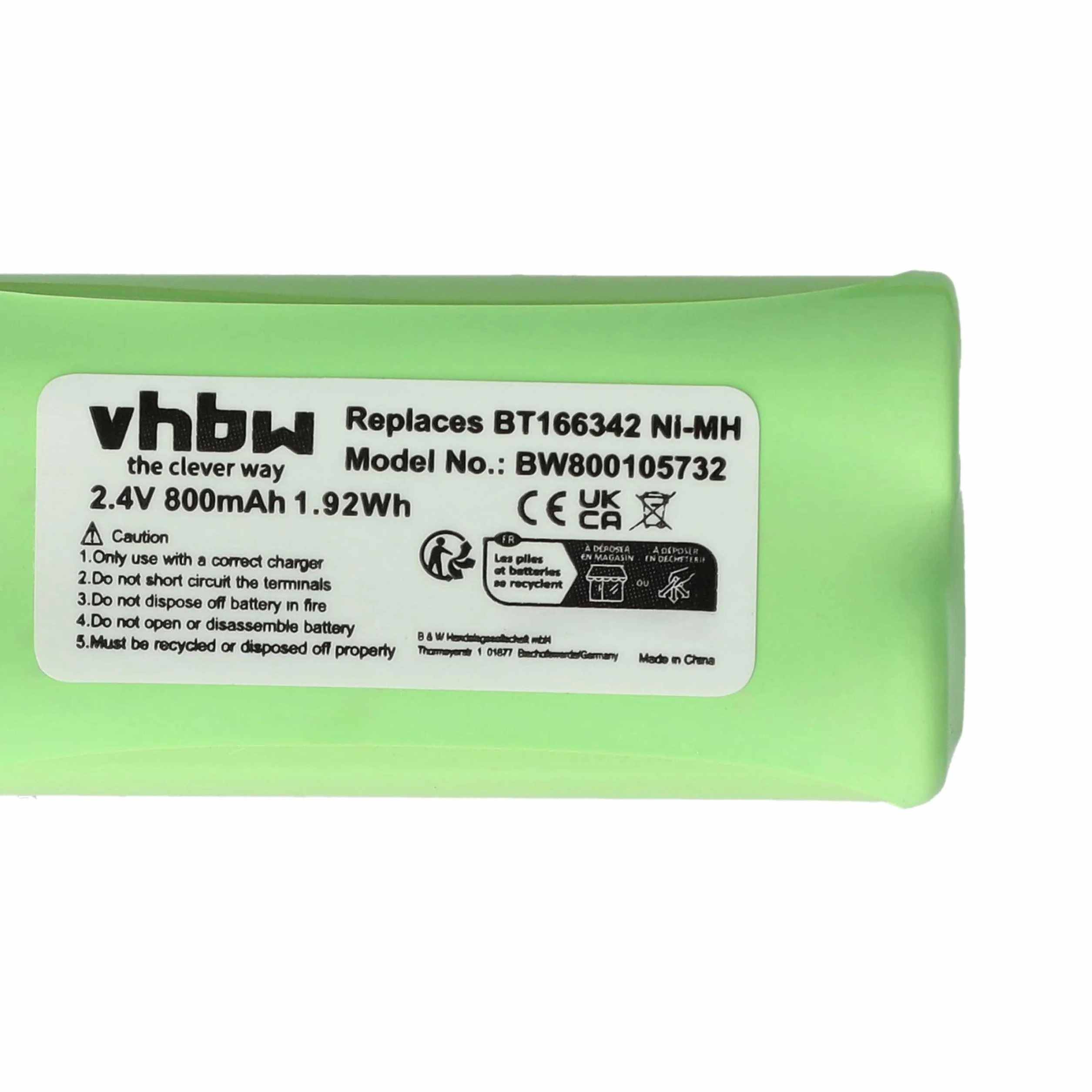 vhbw Bateria 3 x kompatybilna z V-Tech S63193 telefon bezprzewodowy (800mAh, 2,4V, NiMH)