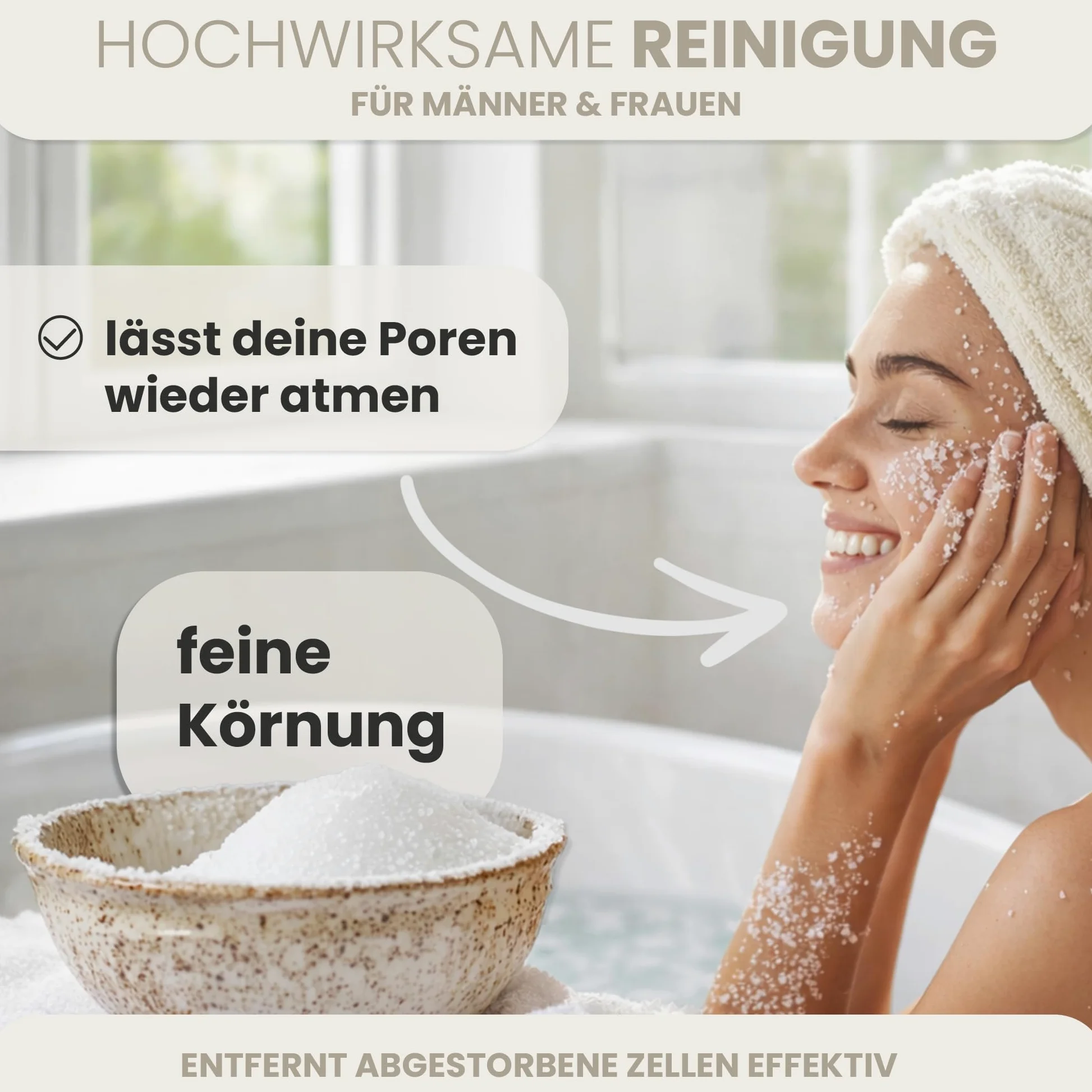 HAF – Sól do peelingu z Morza Martwego (wiadro 2 x 5 kg) – naturalny peeling do ciała z Jordanii. Do suchej skóry i twarzy można stosować w saunie, prysznicu lub łaźni parowej, wegańska i bez dodatków