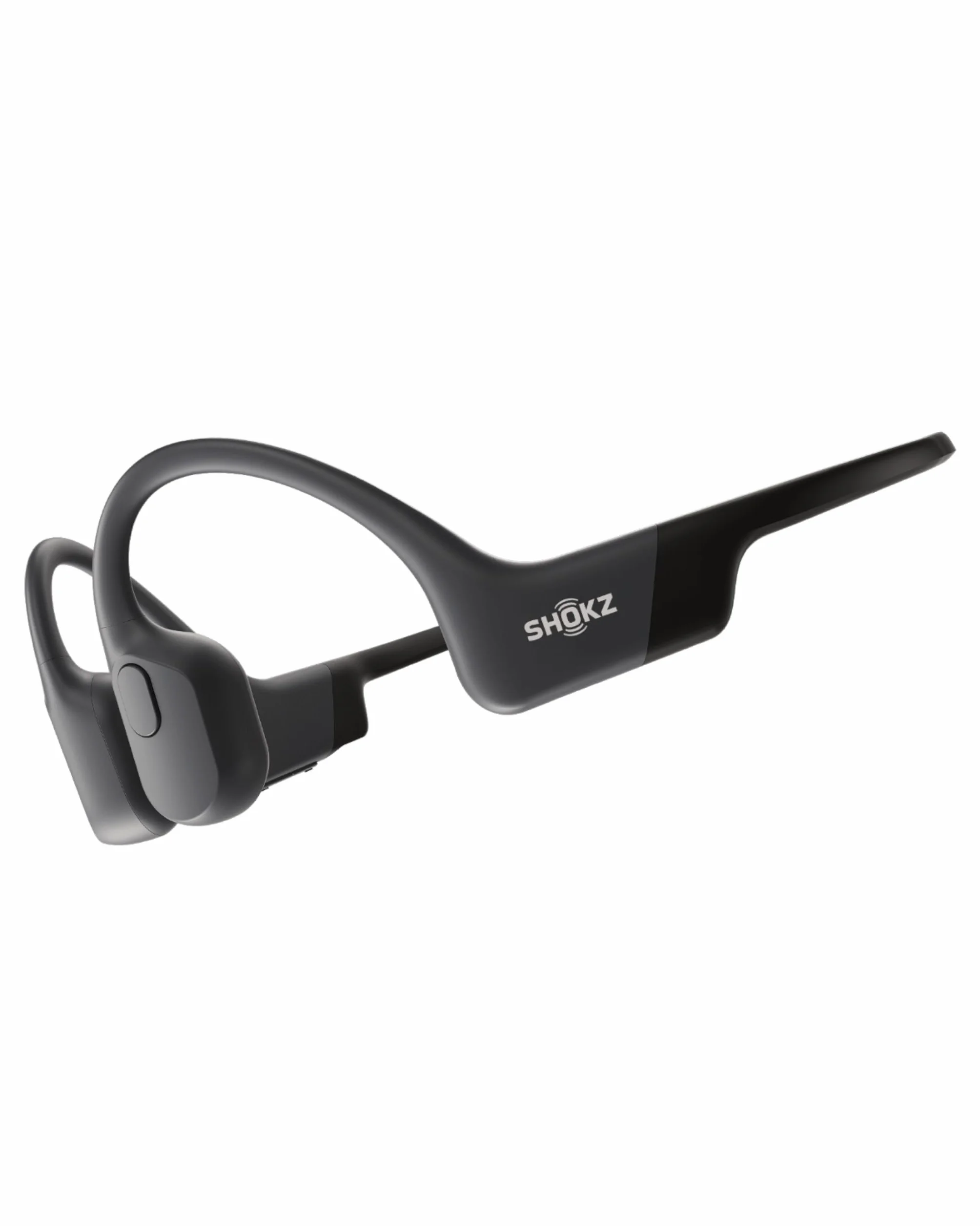 Słuchawki SHOKZ OpenRun z przewodnictwem kostnym, bezprzewodowe słuchawki sportowe Bluetooth z mikrofonem, wodoodporne IP67, idealne do biegania i treningów, 8 godzin odtwarzania, USB-C, czarne