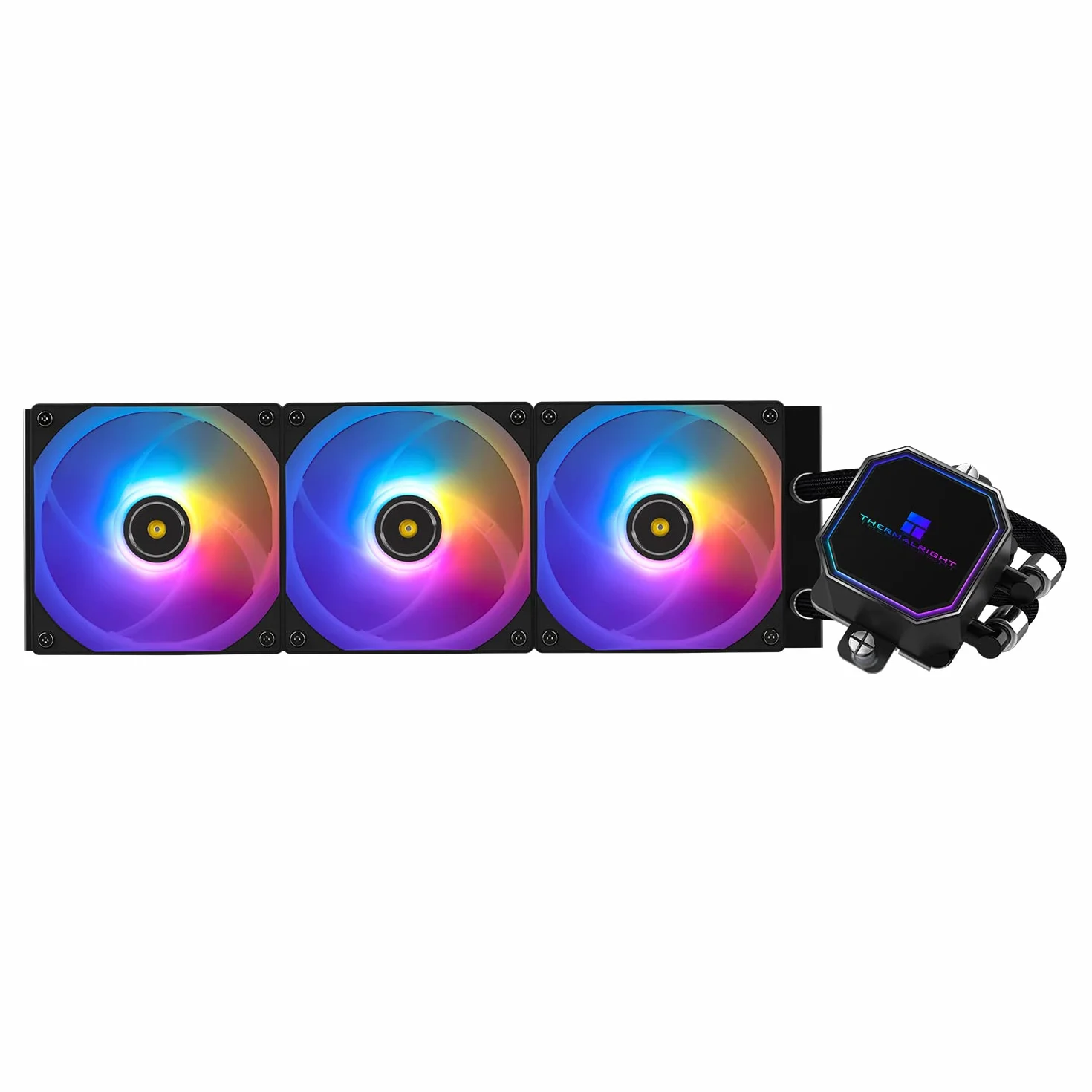 Thermalright Frozen Prism 360 BLACK ARGB CPU chłodnica cieczy, wydajna pompa sterowana PWM 3300 obr./min, chłodzenie wodą, części komputerowe, do AMD/AM4/AM5, Intel115X/1851/1200/1700/2011