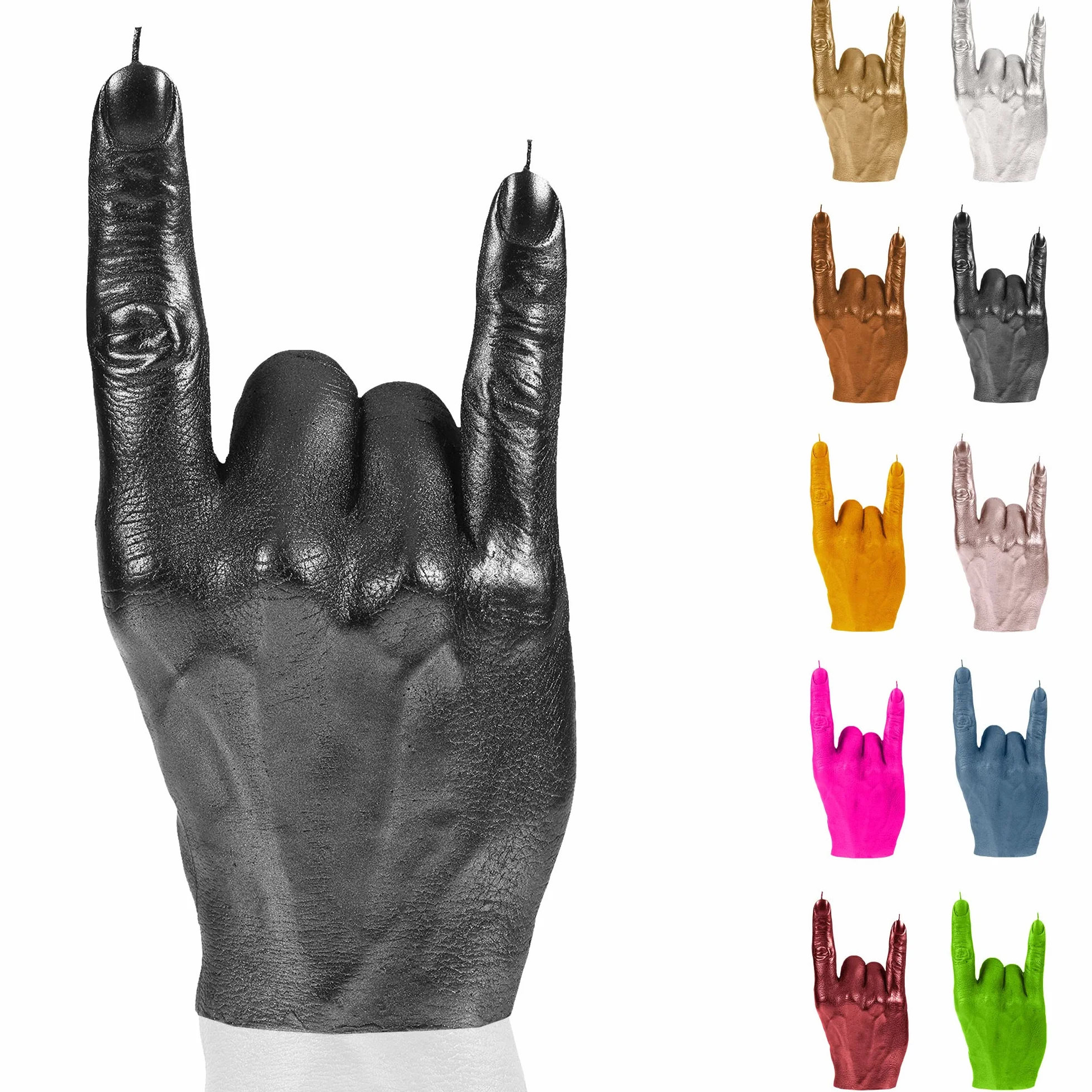 Candellana Hand RCK Świeczka Figurka Ręka Gotycka Heavy Metal Dekoracja