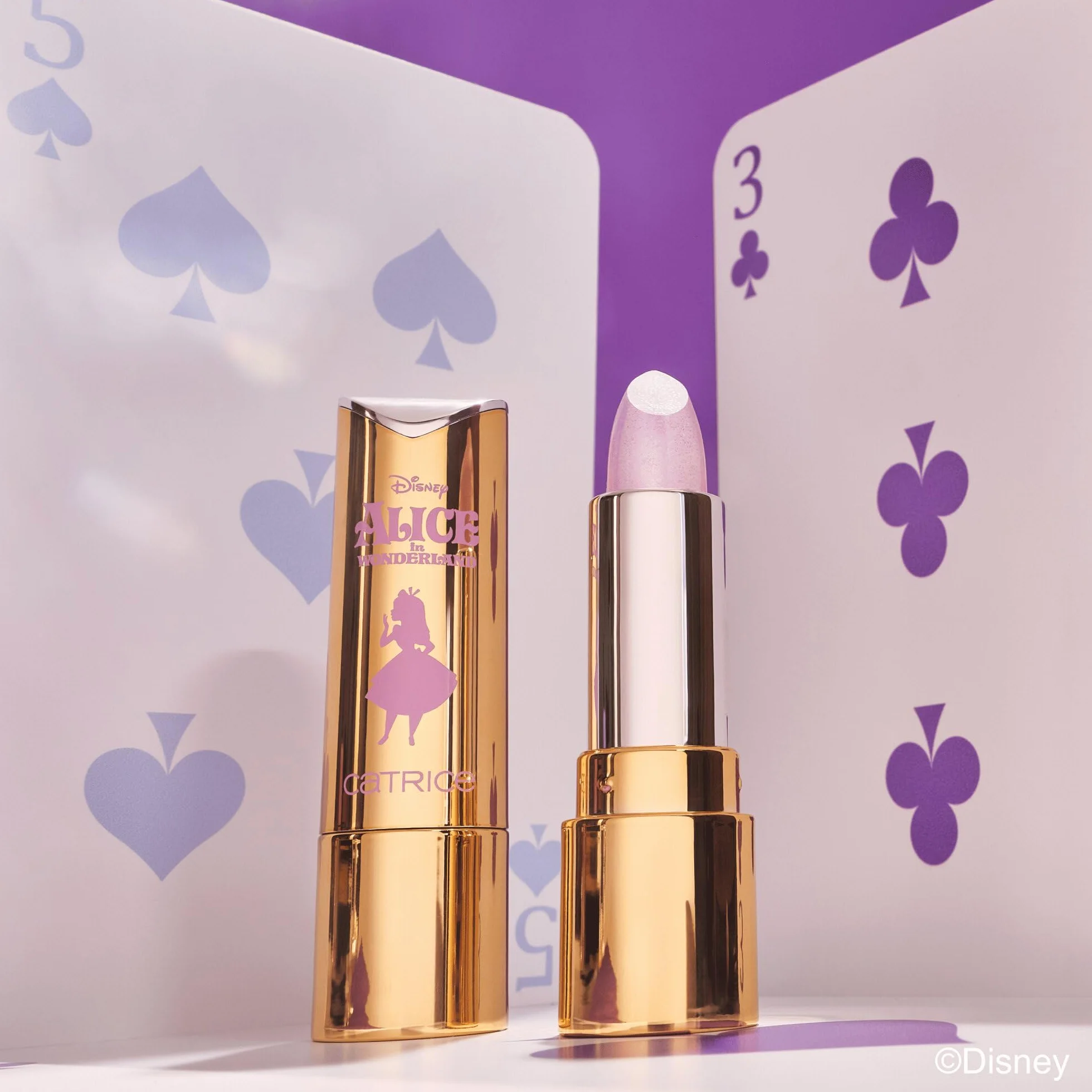 Catrice Balsam do ust Disney Alice w Wonderland Glow Lip Balm, opieka, dostosowanie koloru, naturalny (3.4g)