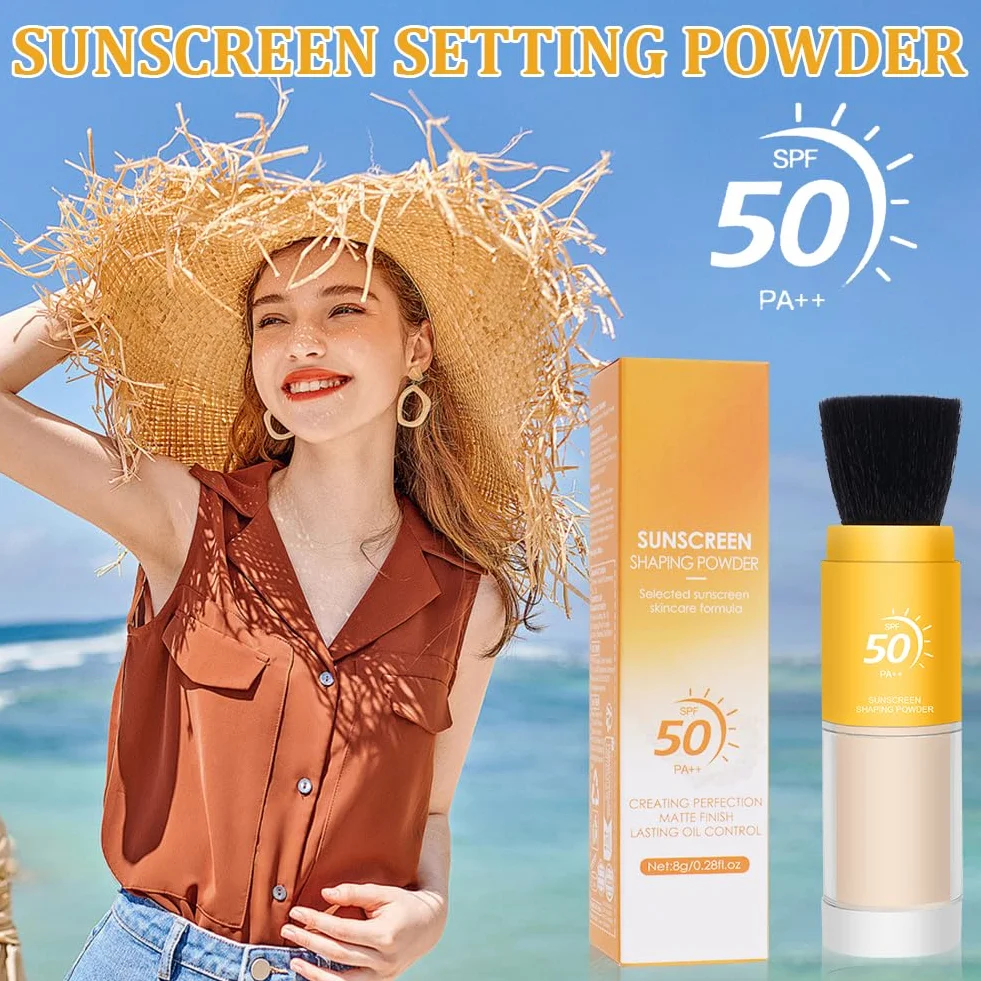 Proszek do pudru, utrwalacz SPF 50, puder trwały, matowy