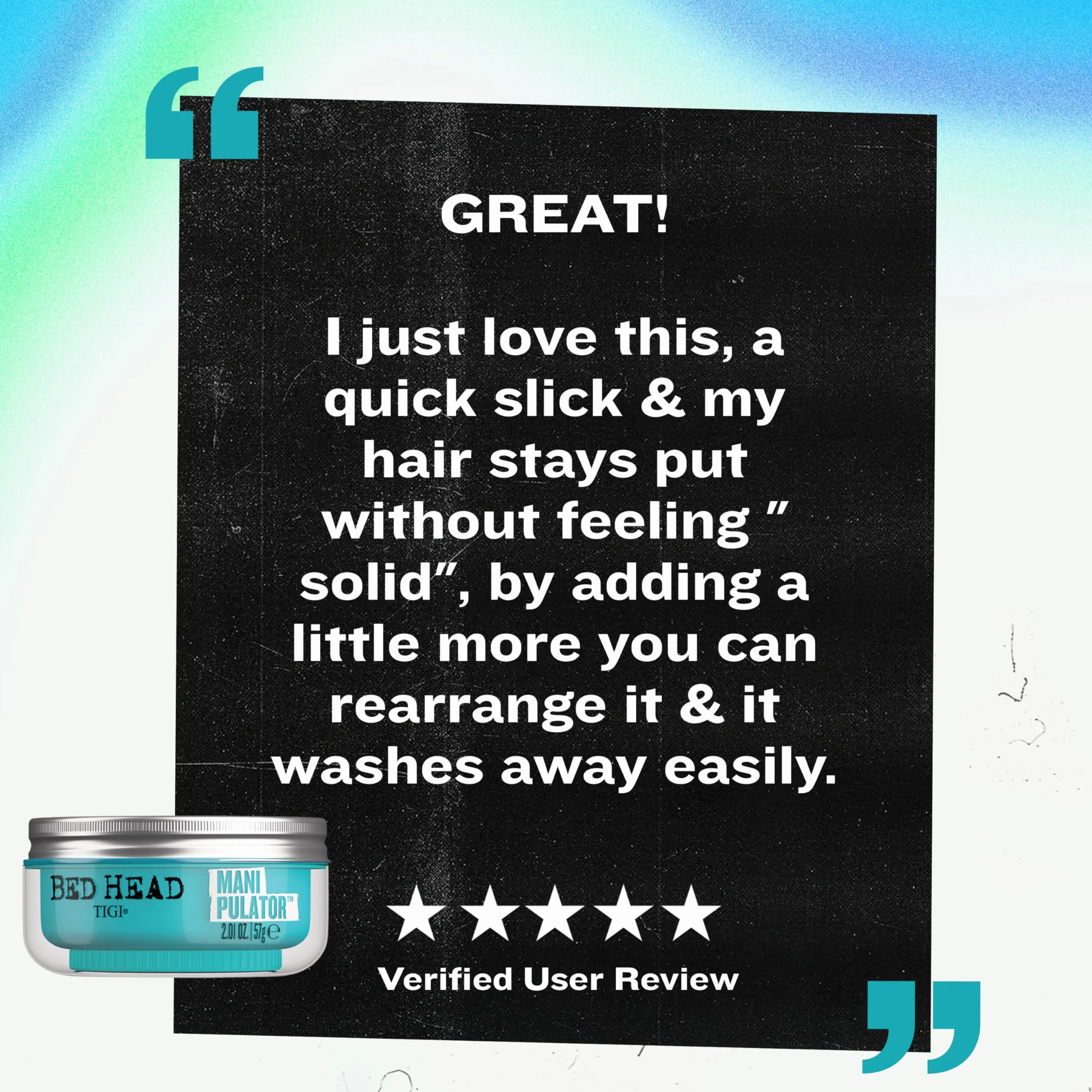 Tigi Bed Head Manipulator, Pasta do Włosów Nadająca Teksturę, o Mocnym Utrwaleniu, 57 g