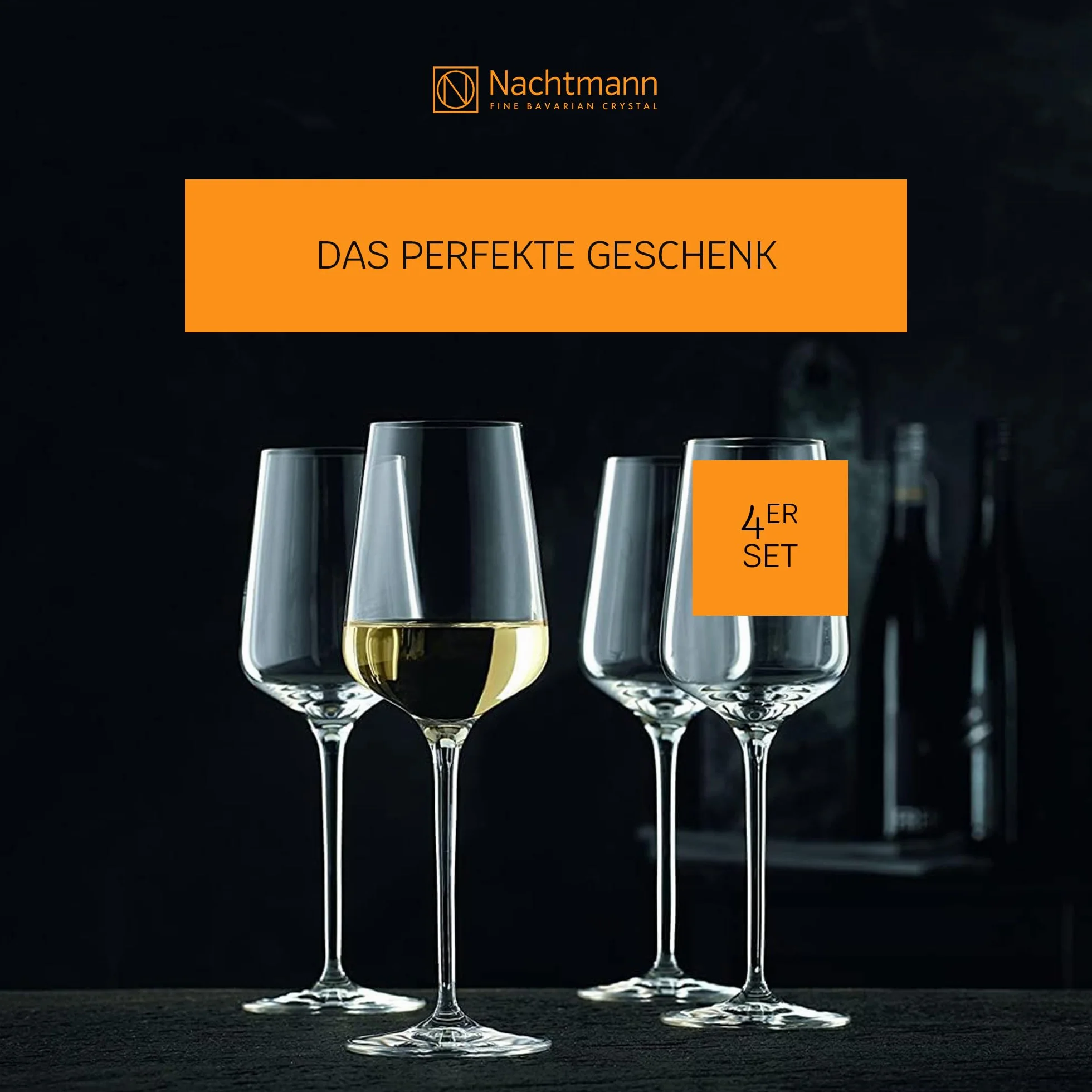 Spiegelau & Nachtmann ViNova 4-częściowy zestaw kieliszków do białego wina 380 ml przezroczyste