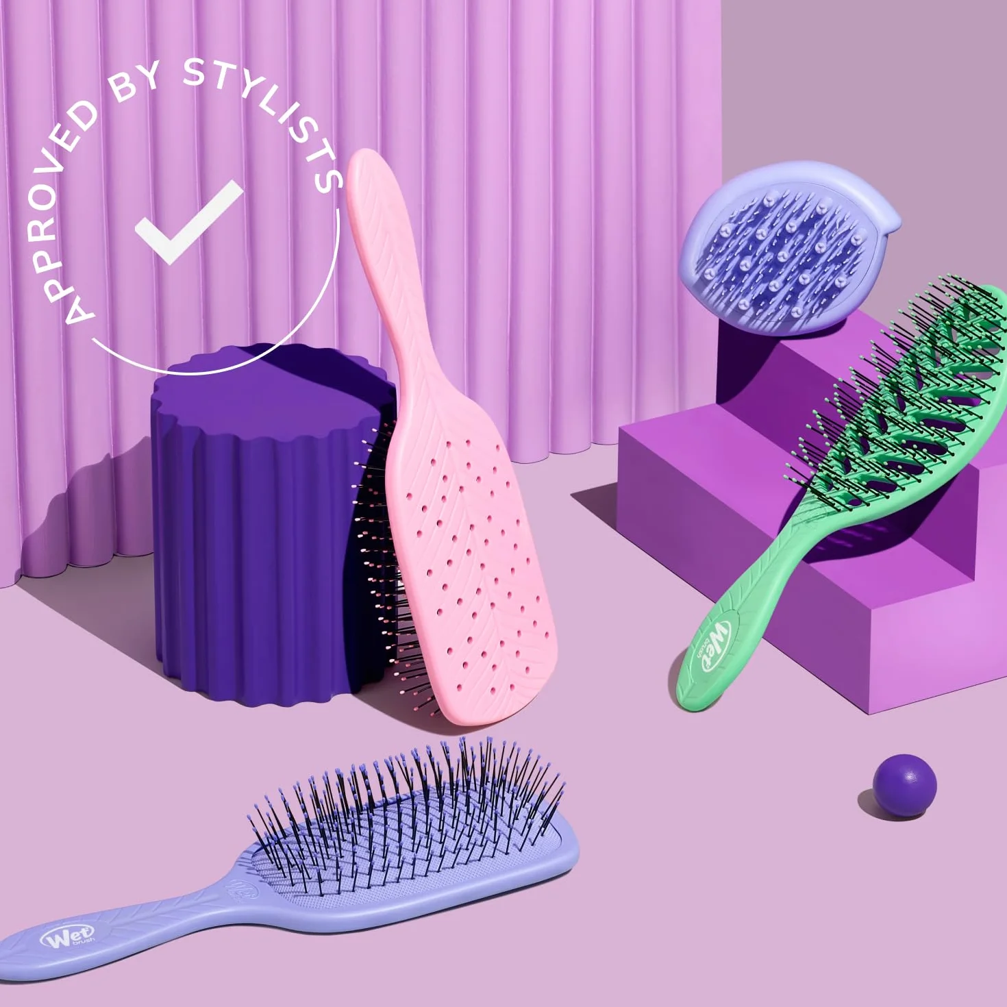 Wet Brush Go Green Mini szczotka do rozczesywania włosów zielona