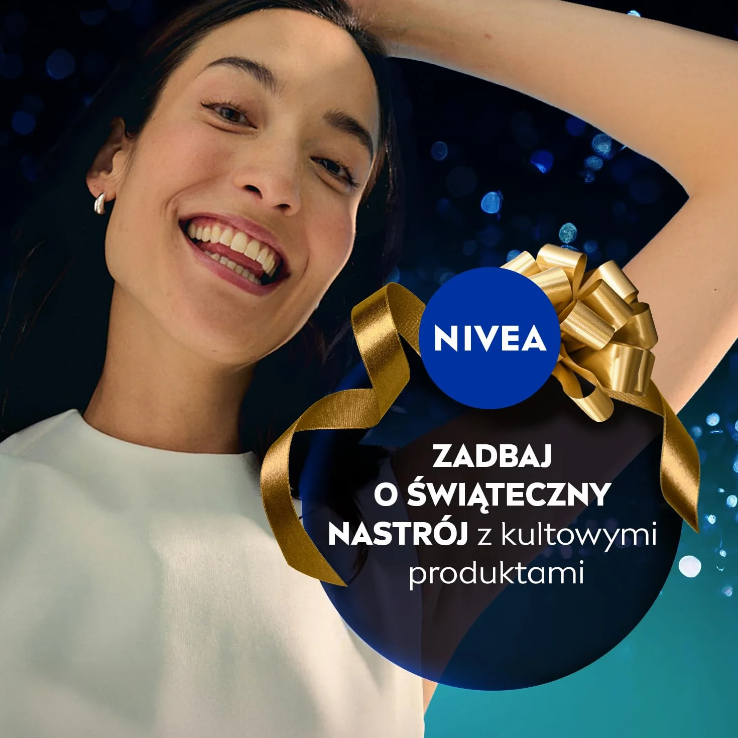 NIVEA Delicate Świąteczny prezent - Zestaw kosmetyków dla kobiet do ciała: żel pod prysznic i antyperspirant Black&White