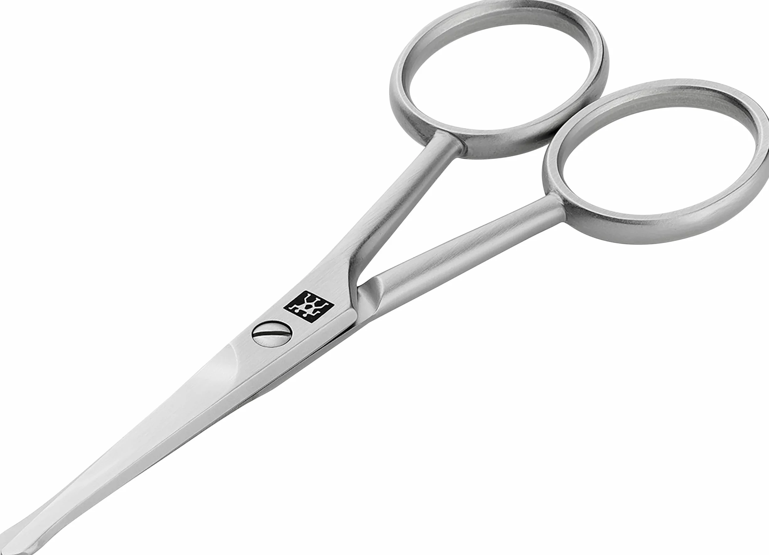 ZWILLING Nożyczki do włosów w nosie i uszach (prosta krawędź tnąca, zaokrąglona końcówka do bezpiecznego cięcia, ergonomiczny kształt), premium, 105 mm