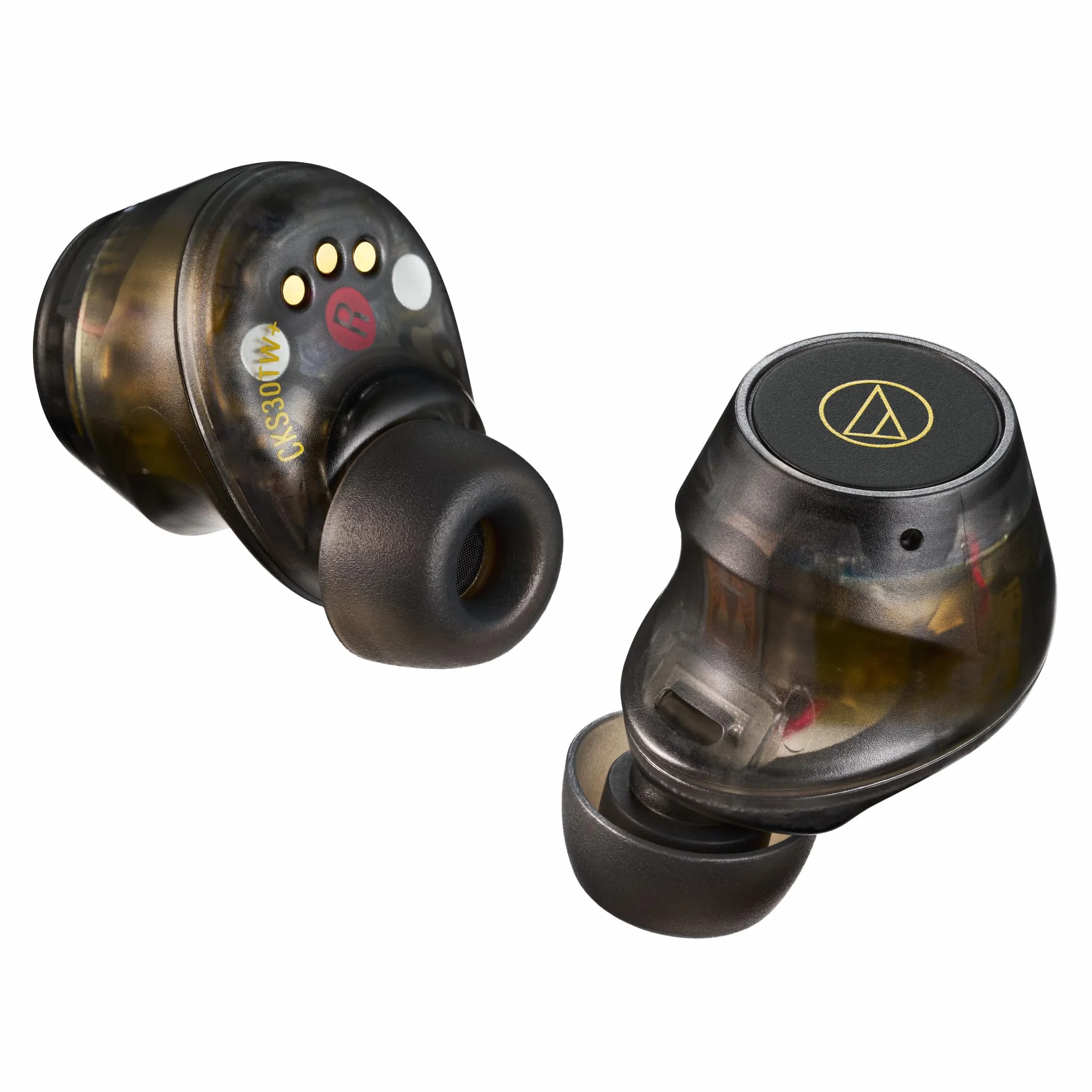 Audio-Technica Słuchawki bezprzewodowe ATH-CKS30TW+ (przezroczyste czarne)