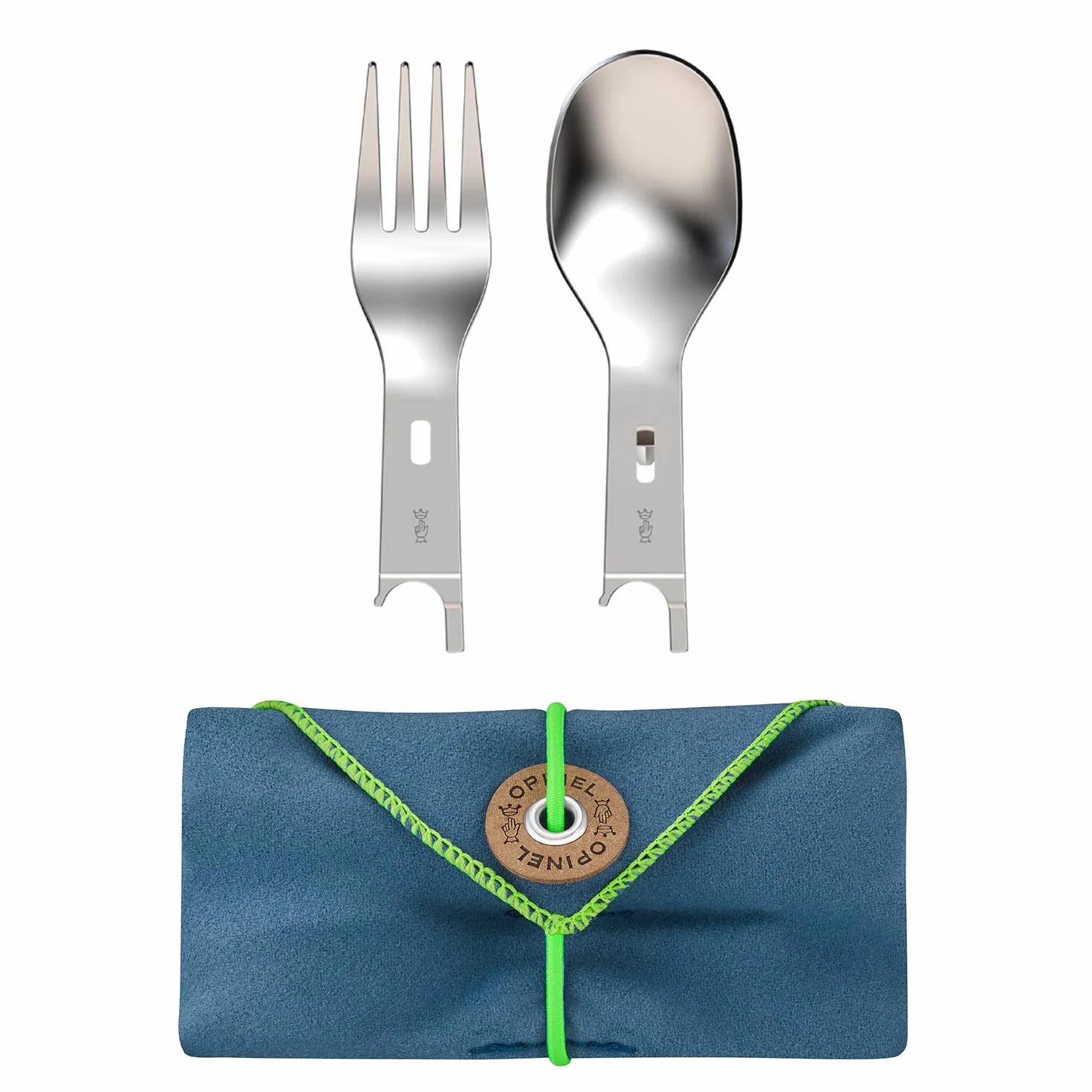 Opinel PICNIC PLUS 3-częściowy zestaw do noża nr 08, widelec i łyżka 10,5 cm