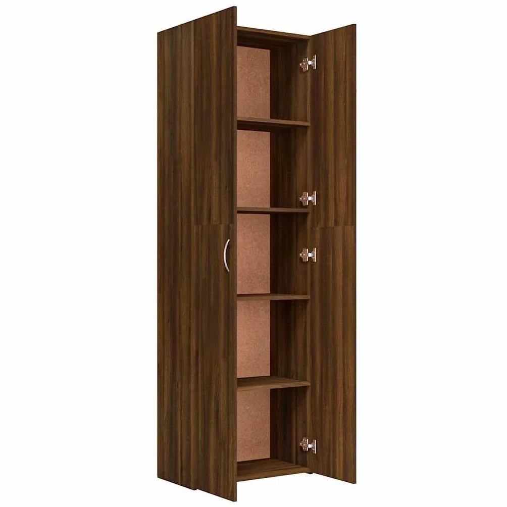 vidaXL Szafa biurowa brązowy dąb 60x32x190 cm