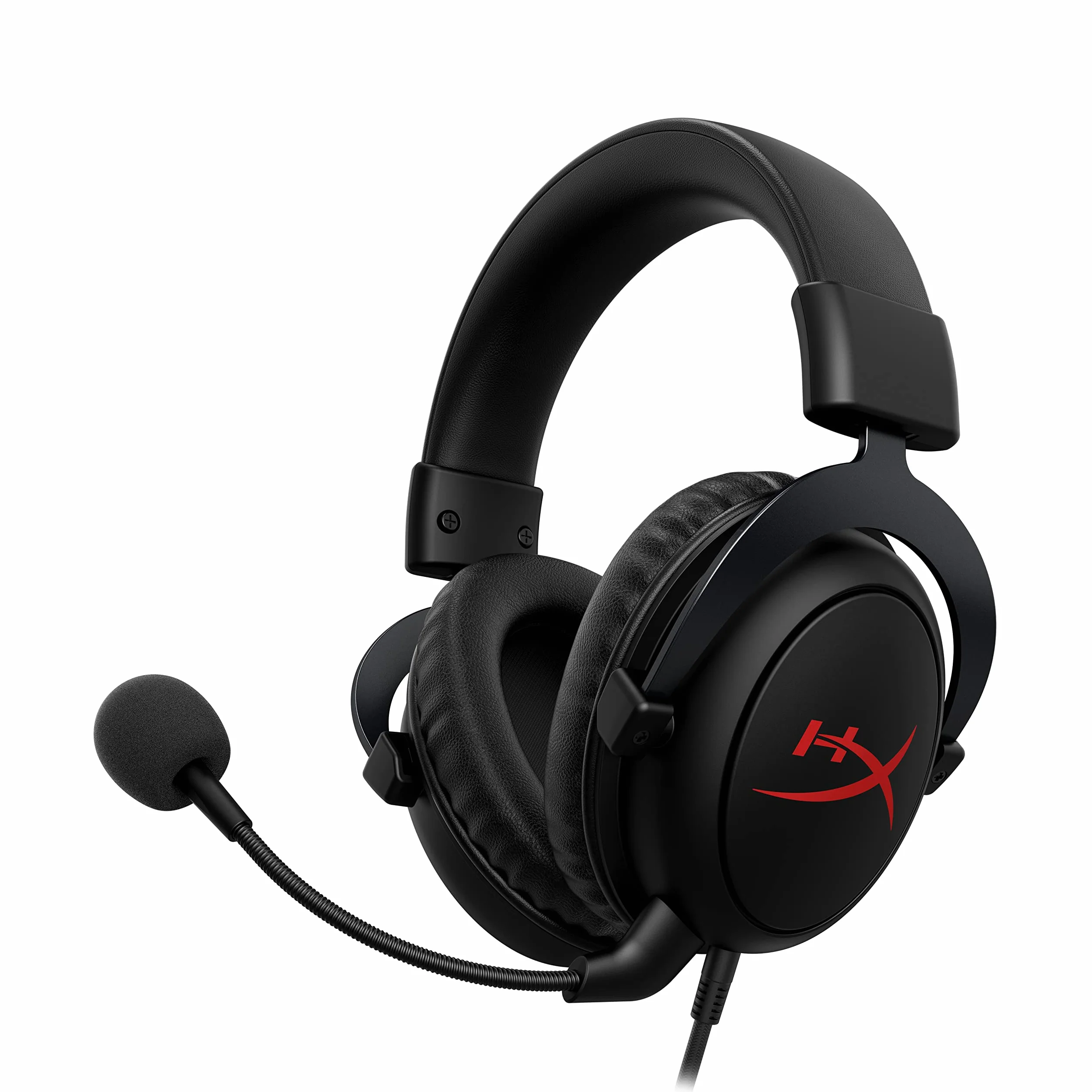 HyperX Cloud Core – zestaw słuchawkowy do gier do PC, słuchawki DTS: X, przestrzenne audio, podkładki z pianki zapamiętującej, trwała aluminiowa rama