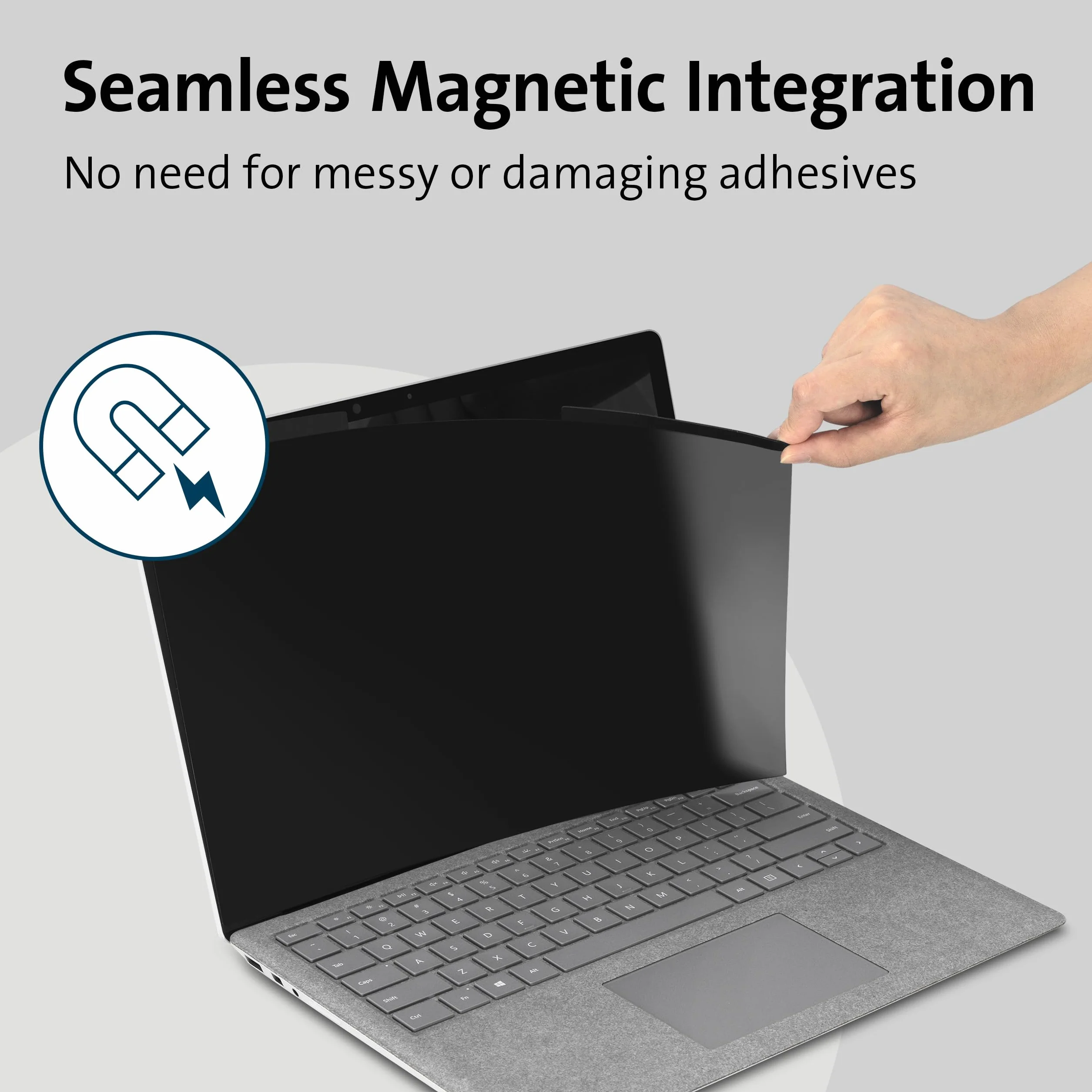 Kensington, Magnetyczny Filtr Prywatyzujący MagPro™ Elite do Surface™ 2 i 3, 13,5'', Ogranicza Kąt Widzenia i Niebieskie Światło (K50728WW)