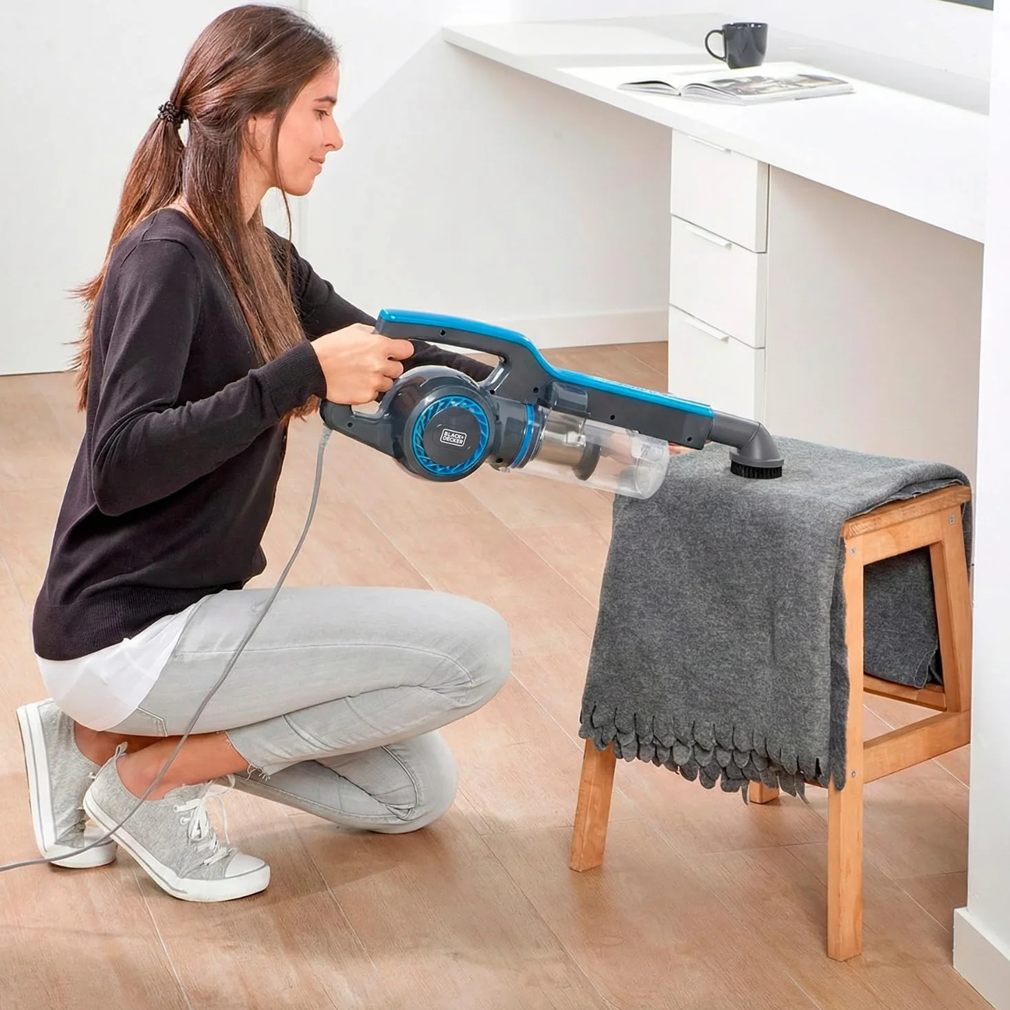 Black+Decker ‎Es9480030B Odkurzacz Pionowy, Niebieski, 600 W 240 V