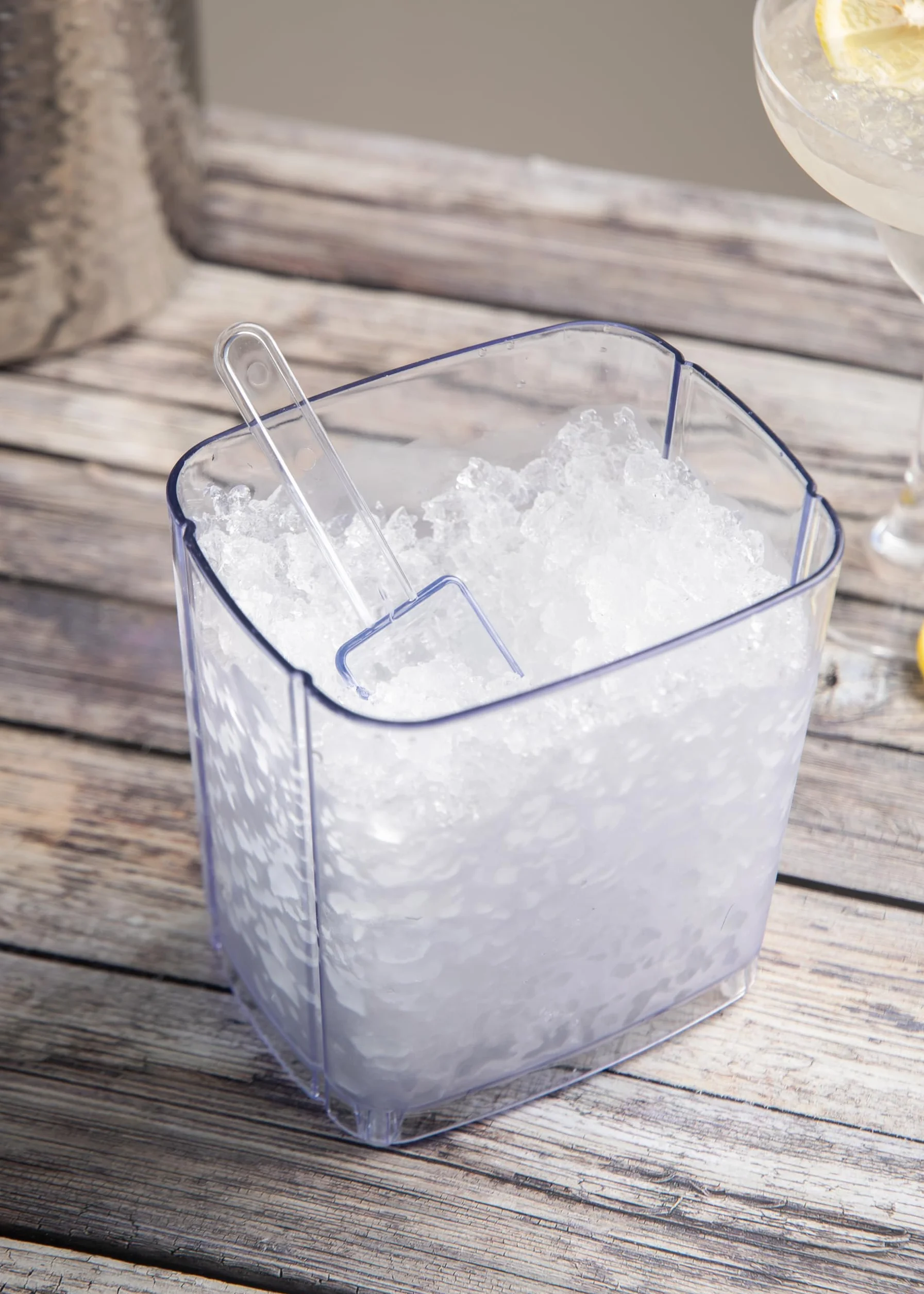 BarCraft Ice Crusher do koktajli, stal nierdzewna, 15,5 x 13,5 x 28 cm