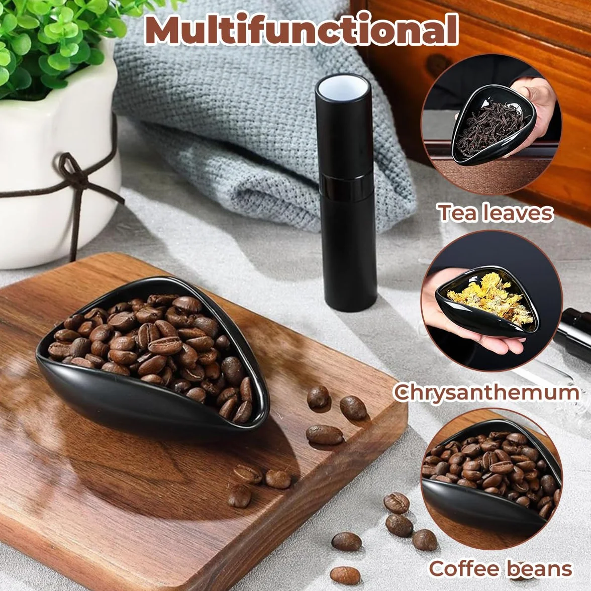 Zestaw filiżanek do kawy z butelką z rozpylaczem RDT, ceramiczna miska dozująca, kubek do espresso