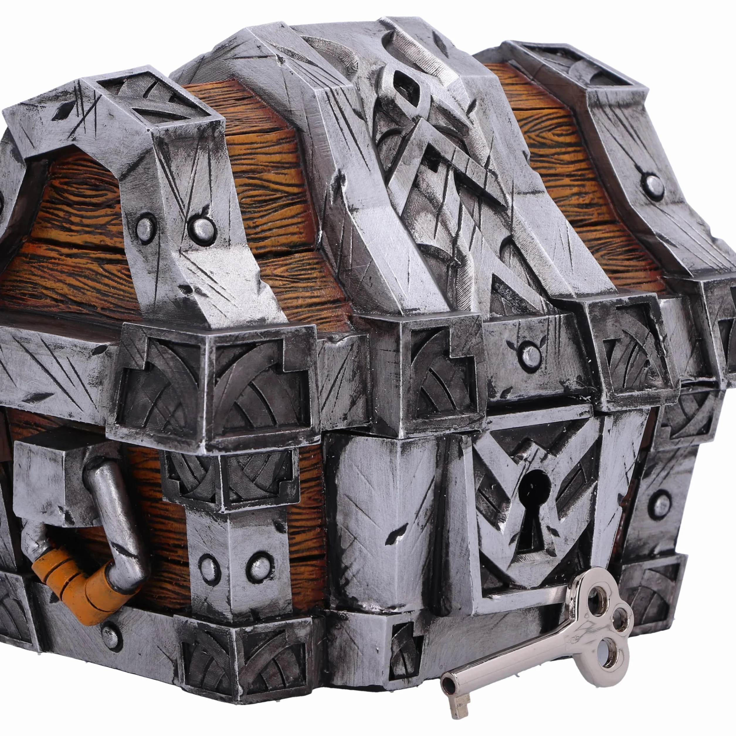 Nemesis Now World of Warcraft Srebrna skrzynia skarbów 10,5 cm żywica
