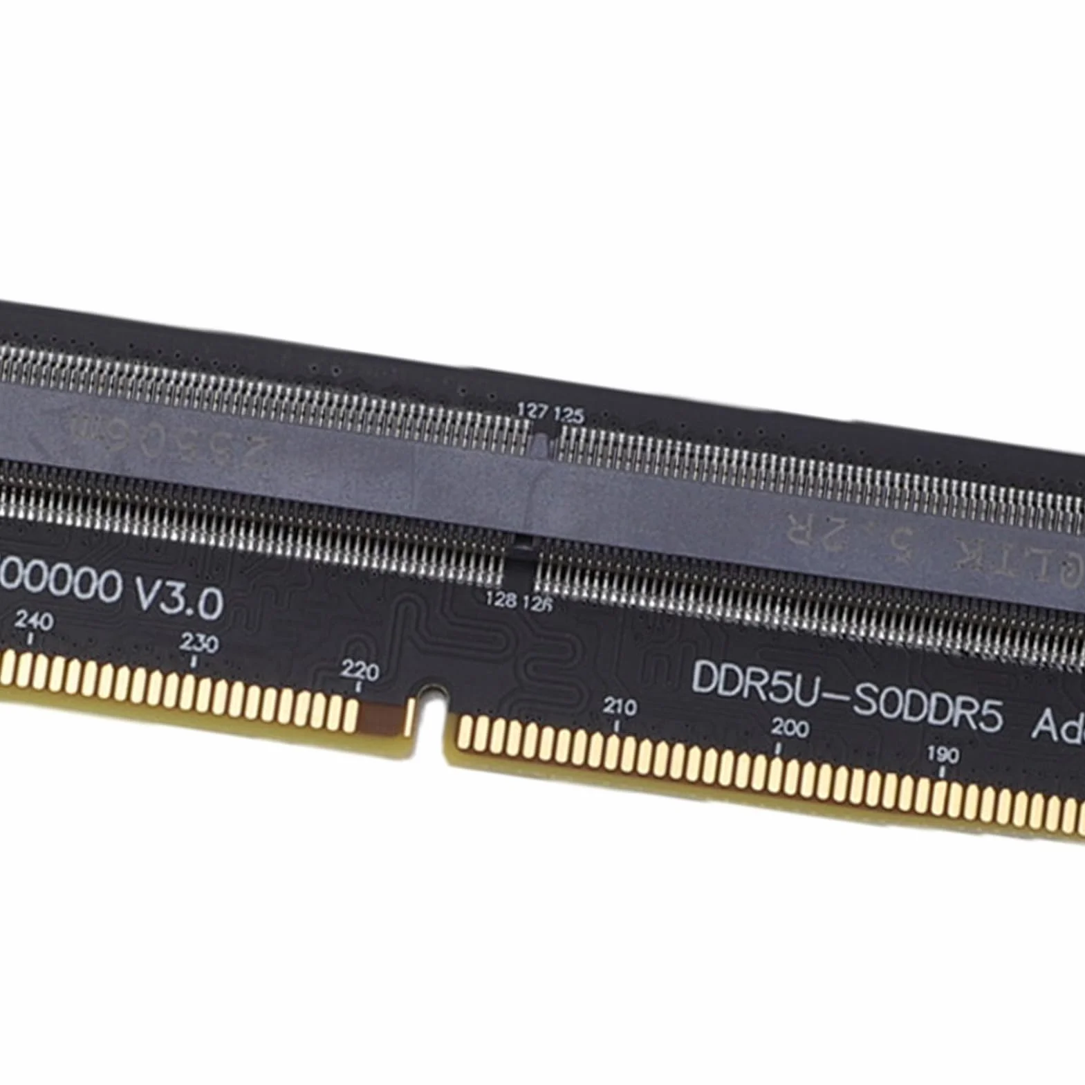 Eujgoov Karta Adaptera DDR5 U DIMM na SO DDR5 RVS, Konwerter Pamięci Laptopa na Komputer Stacjonarny do Naprawy i Konserwacji Komputera, z Bezpiecznym, Stabilnym środowiskiem Testowym