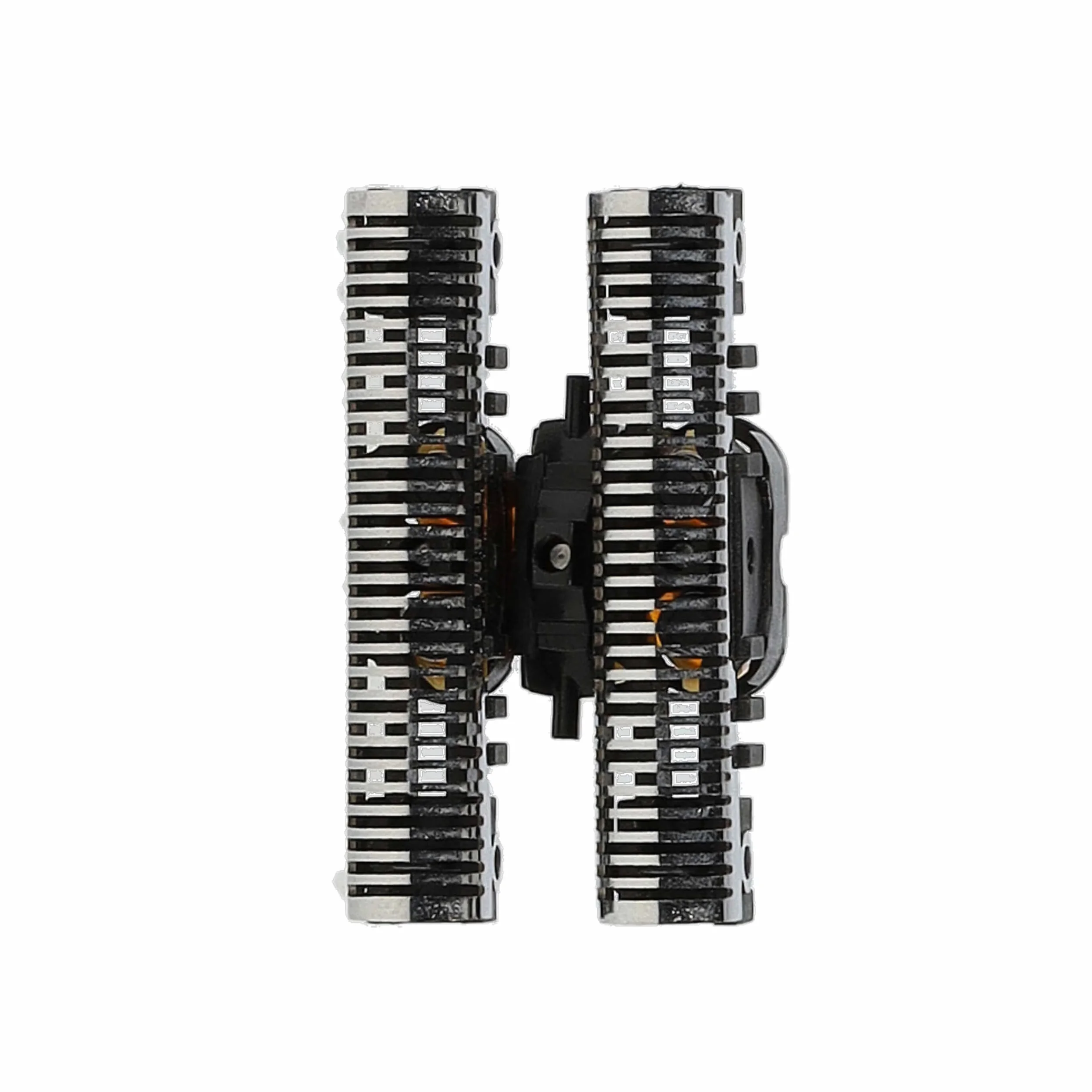 vhbw Zestaw części tnących do golarki Braun 195s, 195s-1, 197s, 197s-1, 199s golarka elektryczna, folia + blok na noże, kolor srebrny