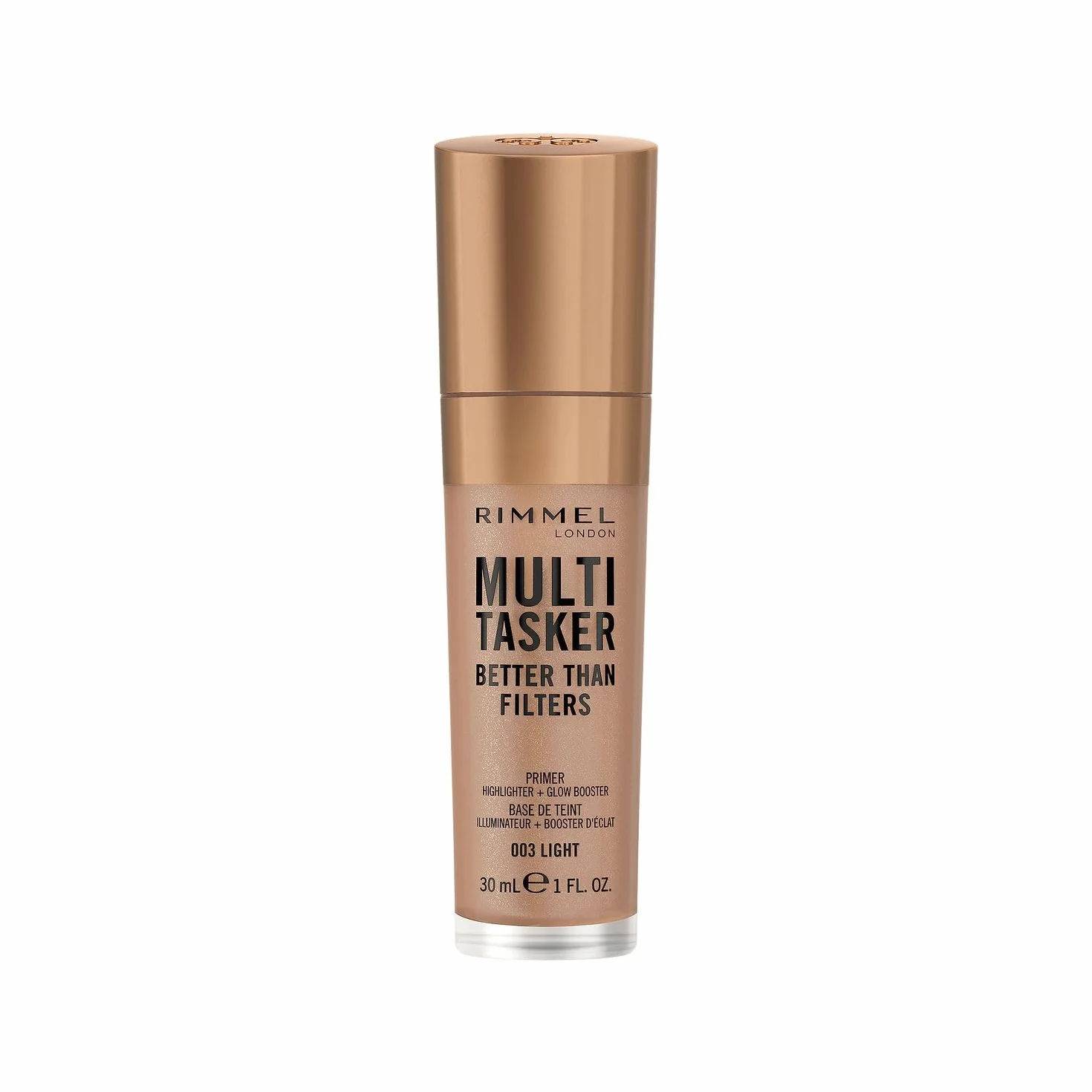 Rimmel Multi Tasker Better Than Filters primer, glowbooster, rozświetlacz 3 w 1, nr 003 Light, 30 ml