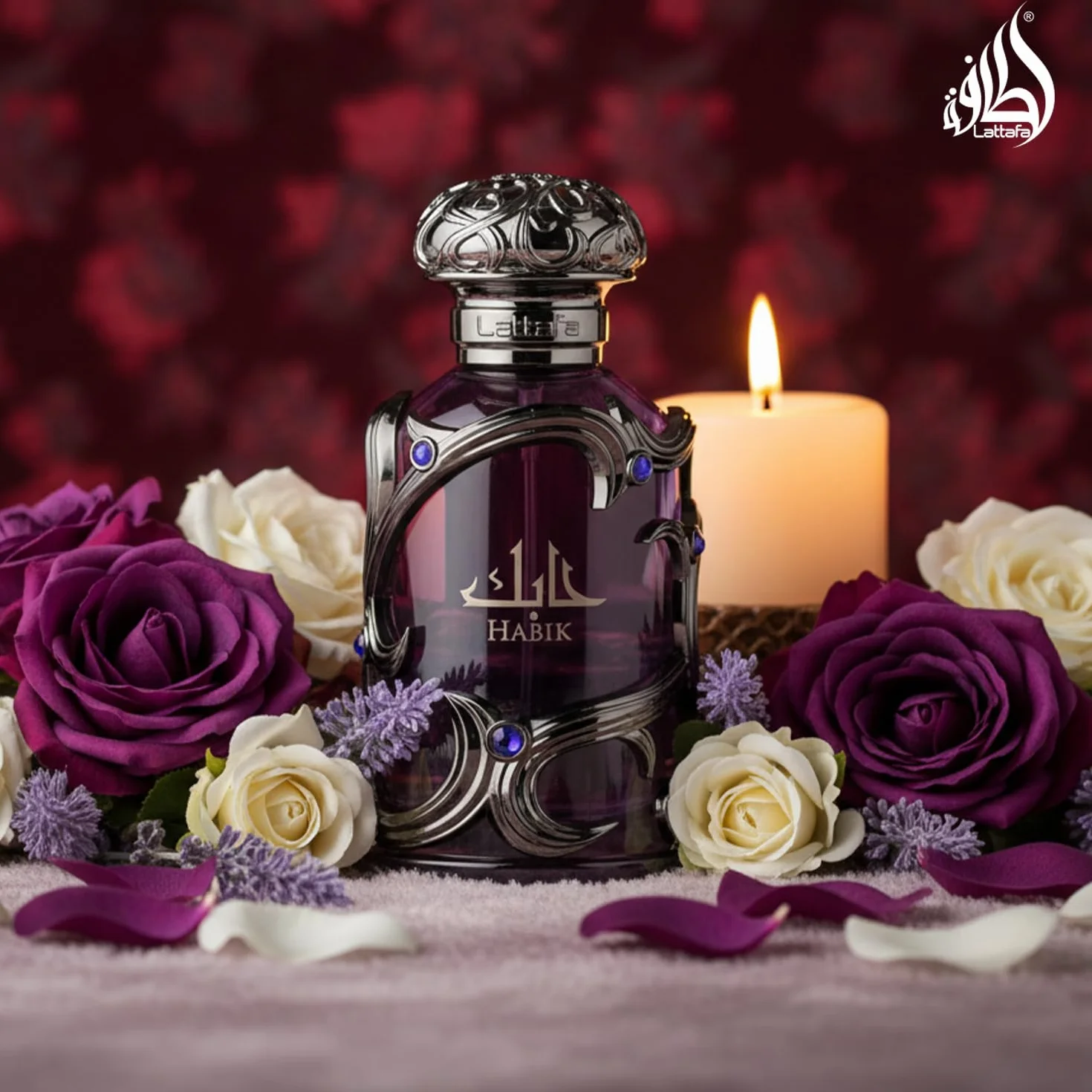 Lattafa Habik Spicy, Aromatic, Woody, Musky, Eau de Parfum Spray Long-Lasting Fragrance for Men, 3,4 uncji / 100 ml