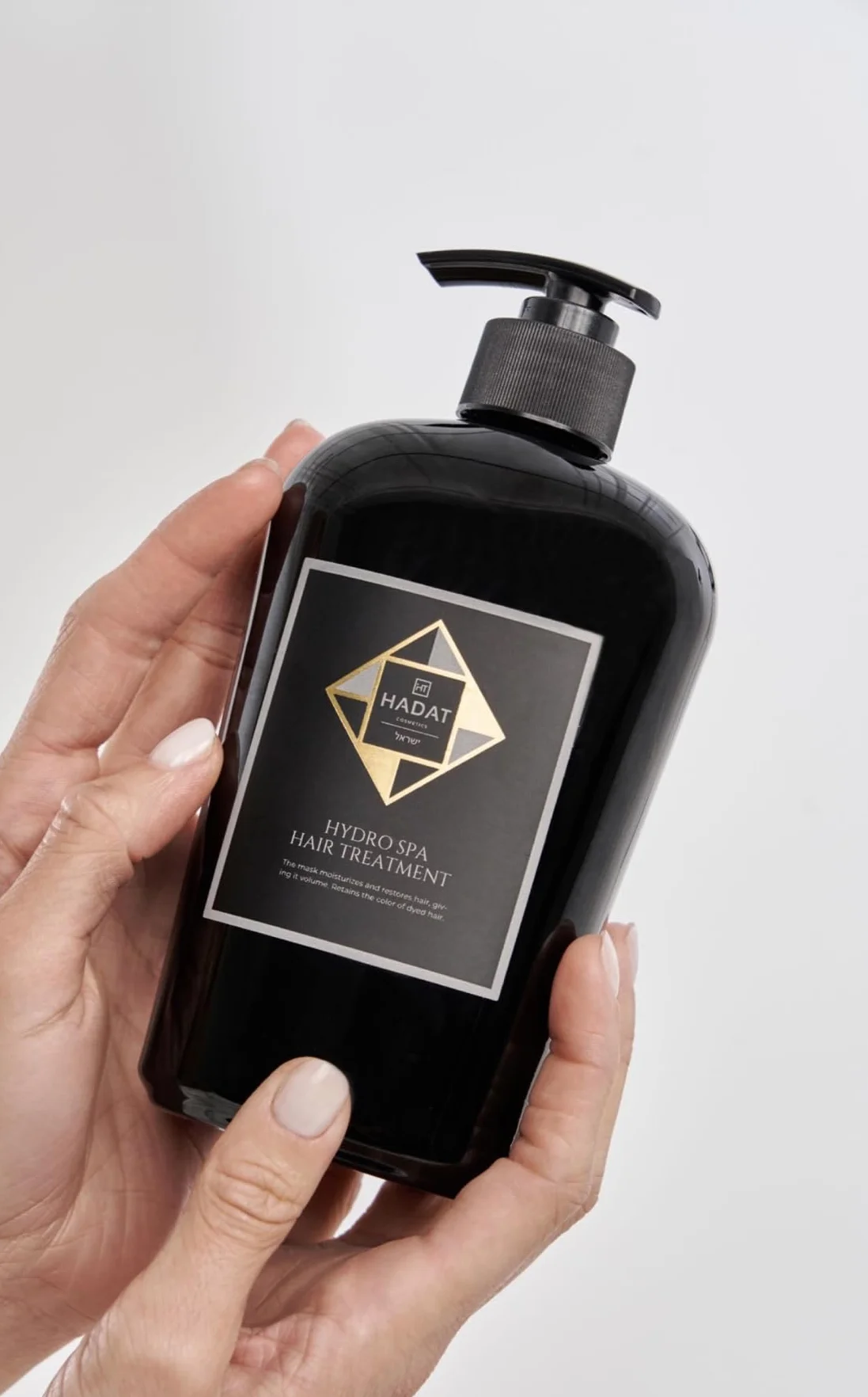Hydro Spa Hair Treatment – profesjonalna nawilżająca maska do włosów suchych i zniszczonych HADAT Cosmetics 500 ml. Leczenie salonowe do włosów farbowanych, utrzymuje intensywność koloru