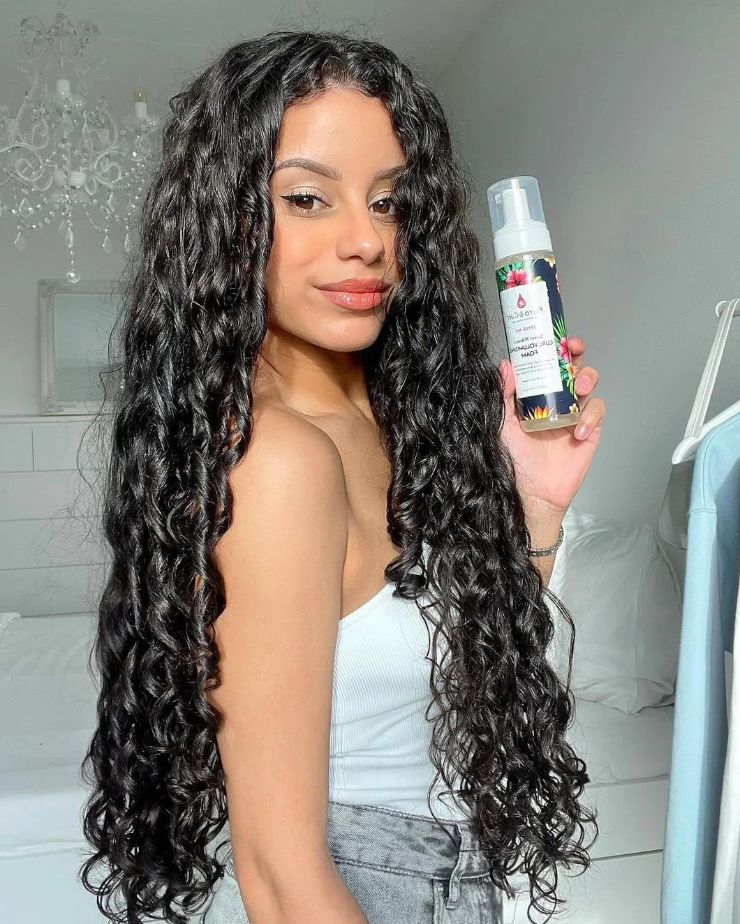 Sweet hibiscus curl volumizing foam 200ml