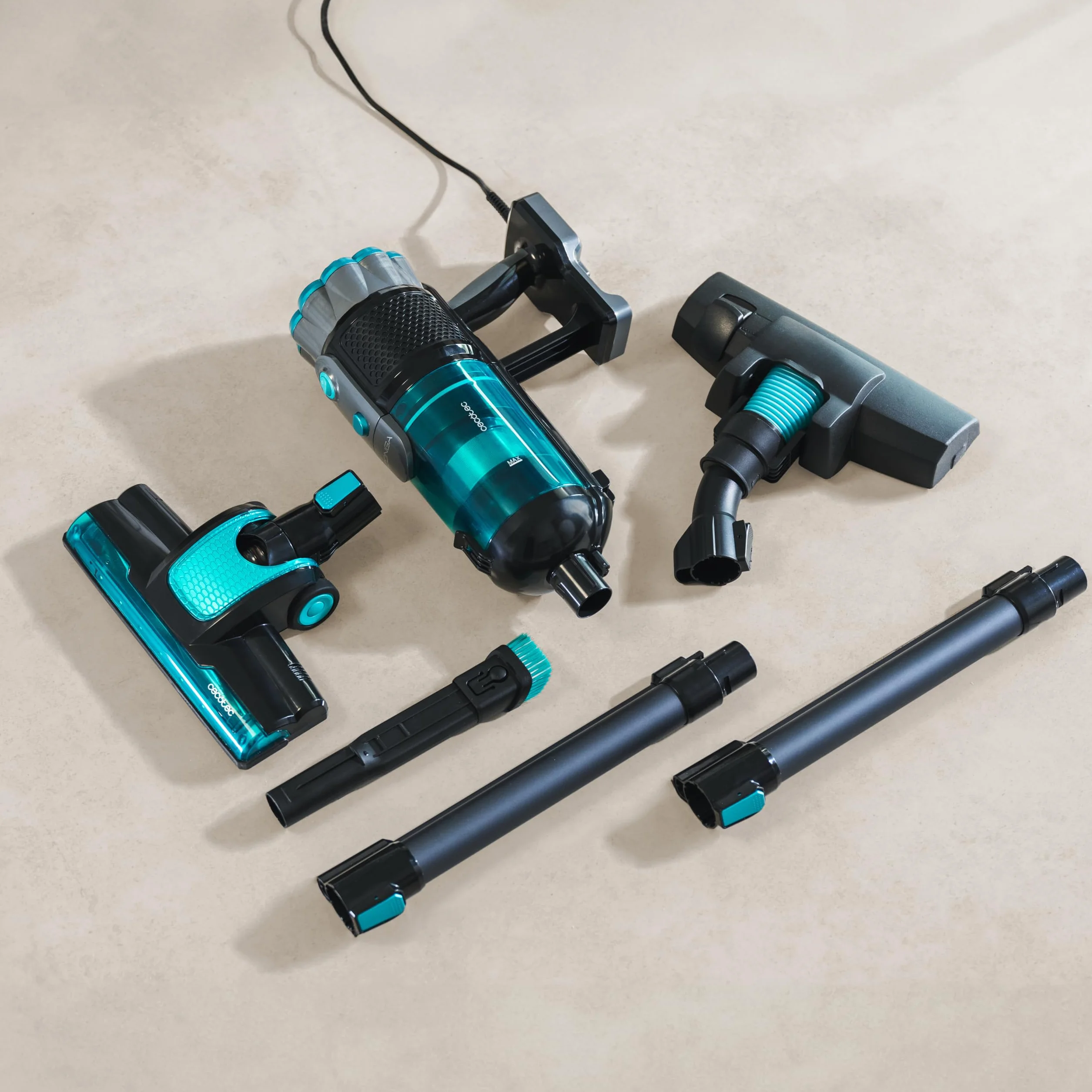 Cecotec Conga 700 PowerHead odkurzacz pionowy czarny 615 W 0,5 L
