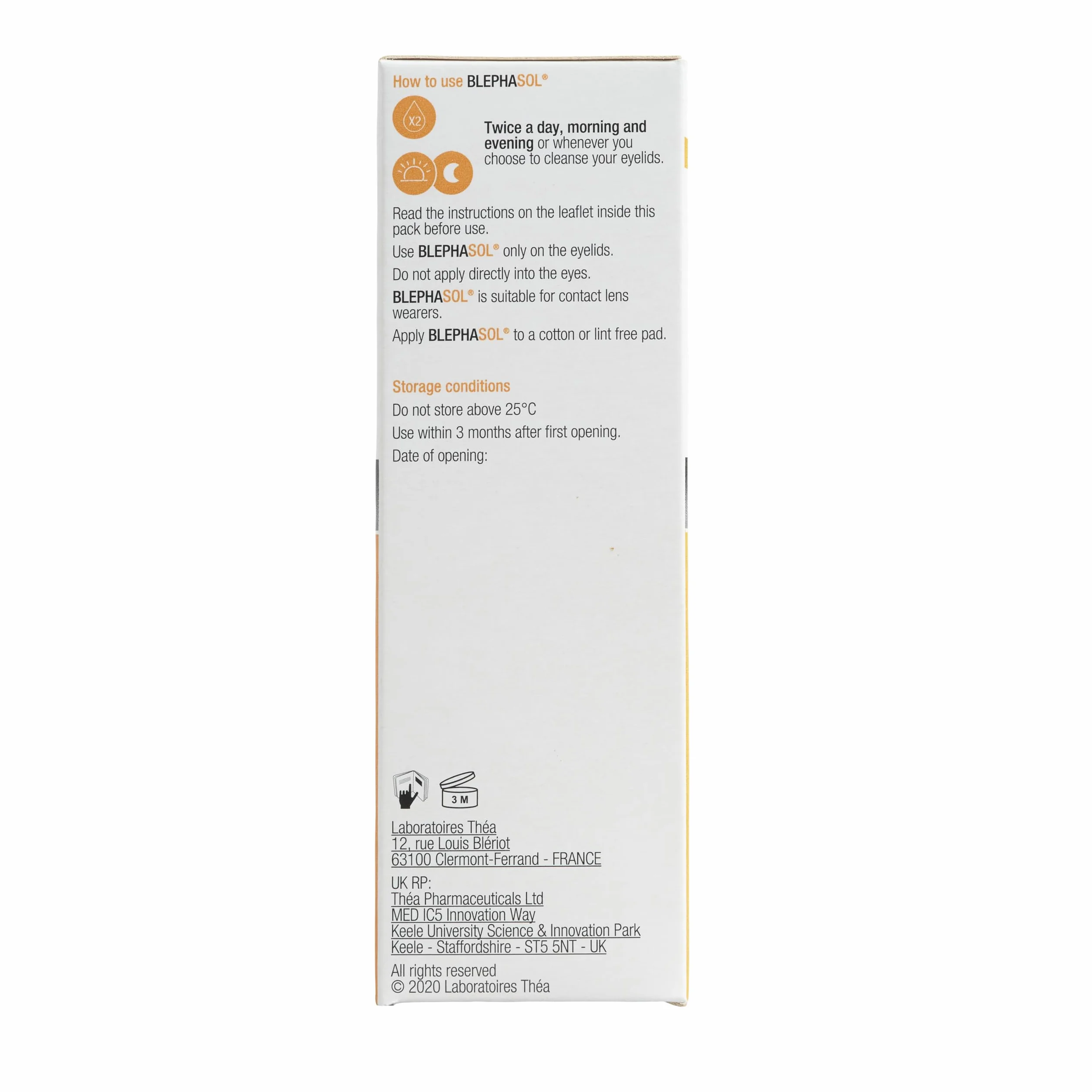 Blephasol 100 ml Sensitive Eyelids Eye Lotion