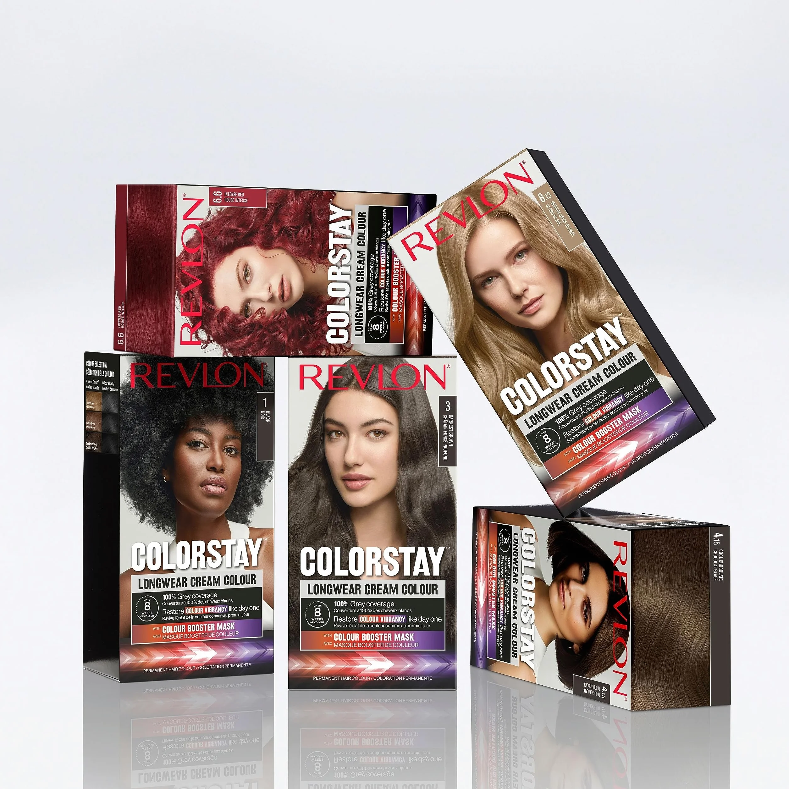 Revlon Colorstay Farba do Włosów, 1 Czarny, 165 ml