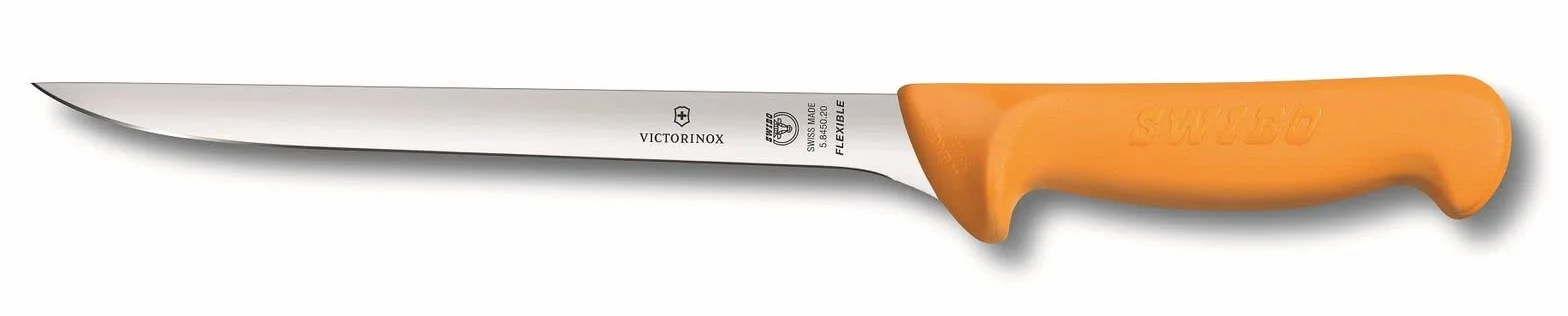 Victorinox Swibo nóż kuchenny do ryb elastyczne ostrze 20 cm stal nierdzewna żółty czarny
