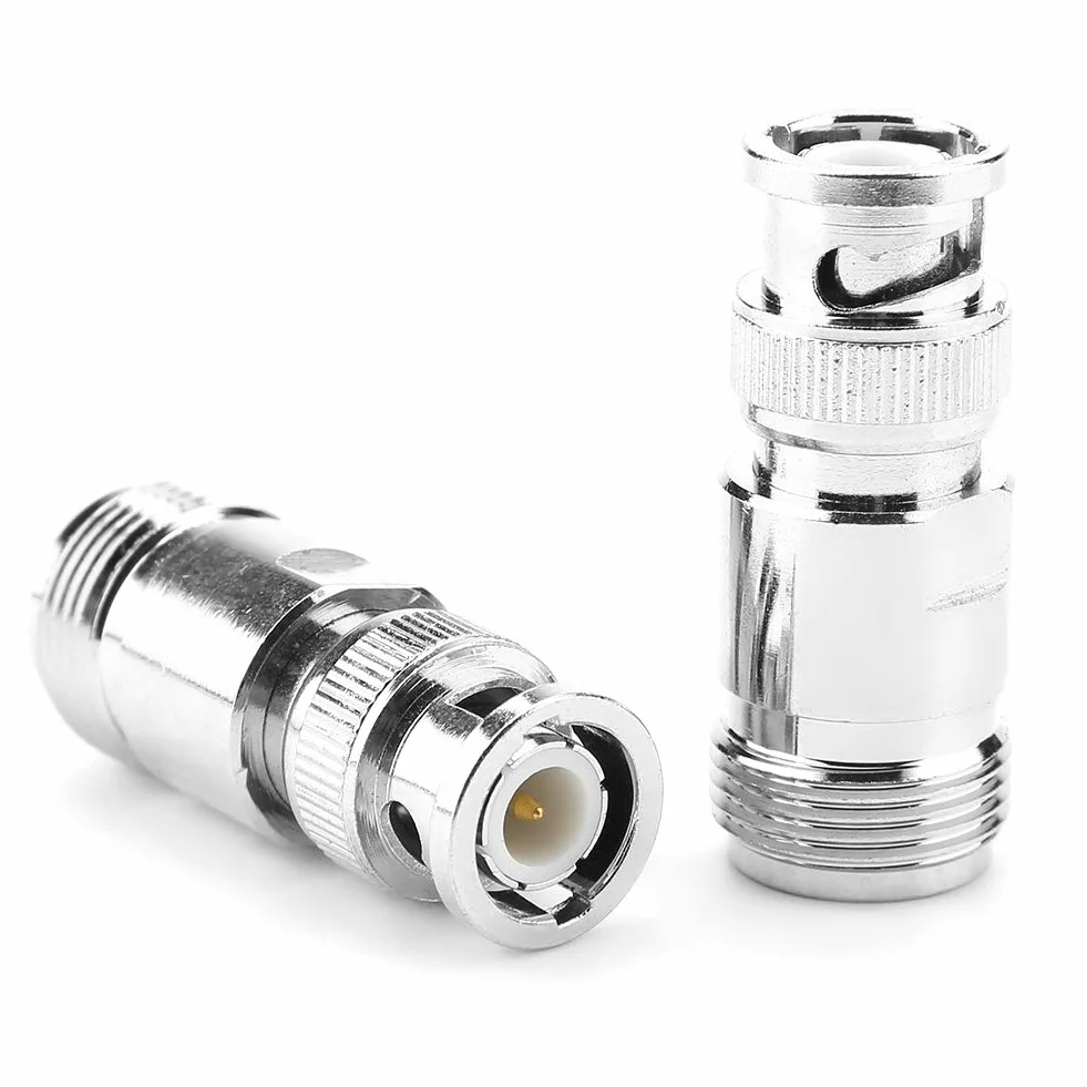 Adapter typu N do BNC, 2-częściowy, typ N, złącze BNC, adapter koncentryczny, konwerter testowy