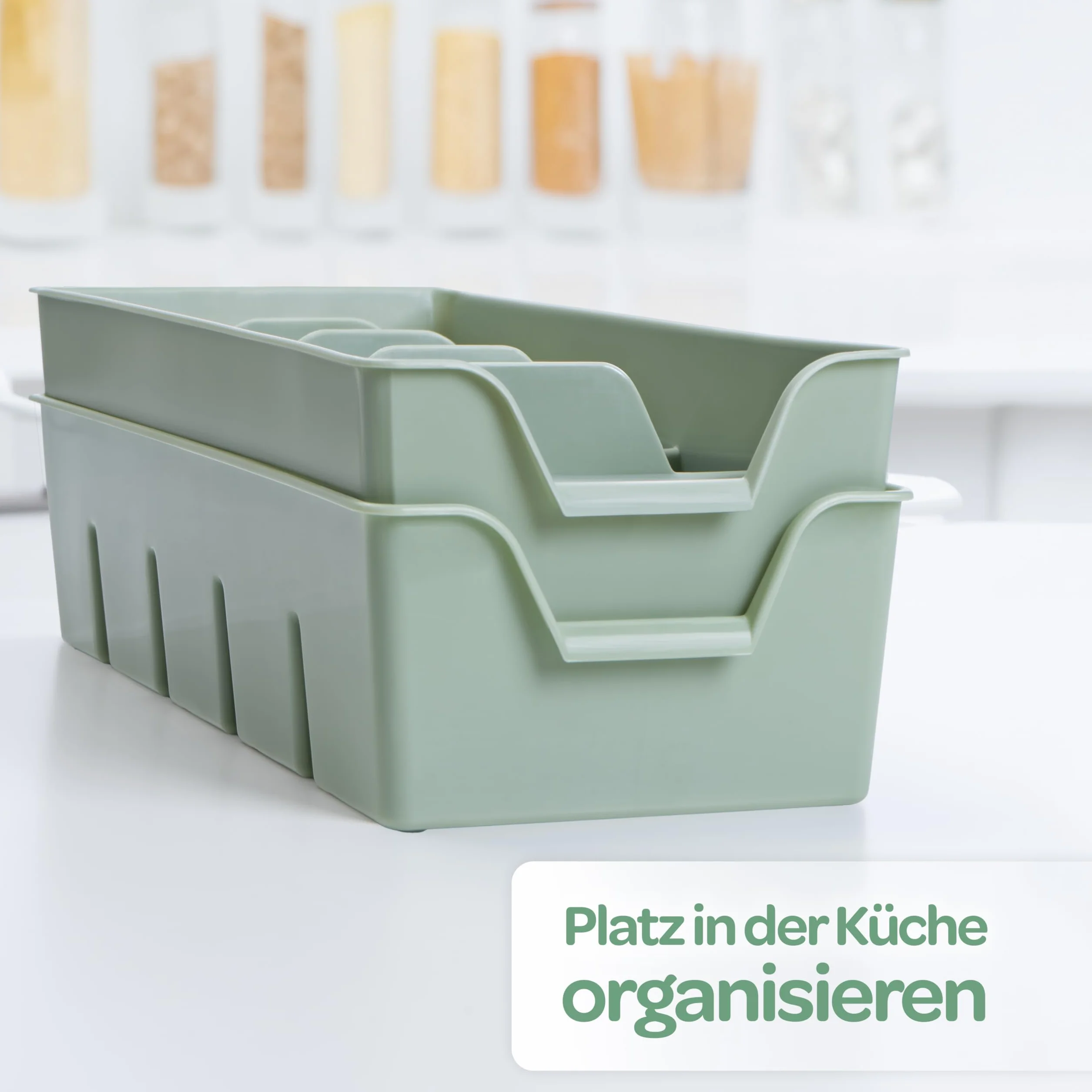 Plastikowy organizer na przyprawy z przegrodami do szuflady kuchennej