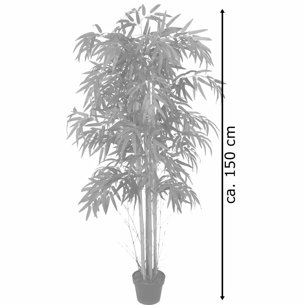 Sztuczna roślina bambusowa 150 cm dekoracja wewnętrzna