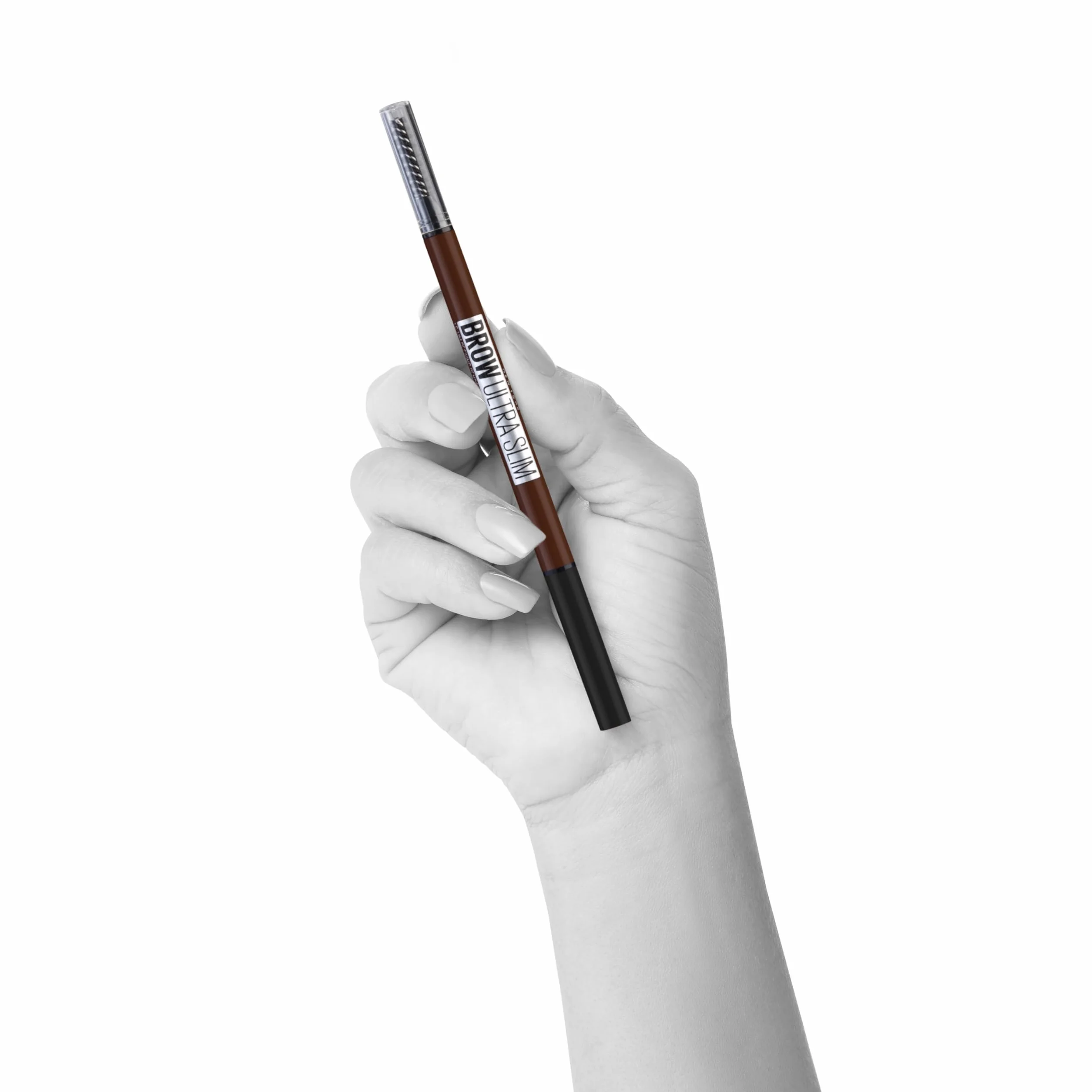 Maybelline New York Brow Ultra Slim kredka do stylizacji brwi precyzyjna końcówka 1,5 mm, kremowa, nadająca kształt, 04 Medium Brown, 0,9 g