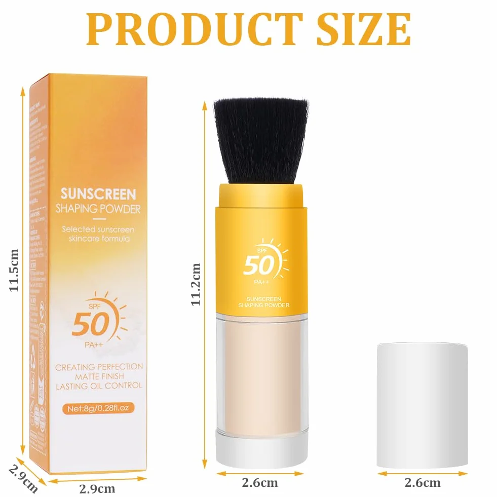Proszek do pudru, utrwalacz SPF 50, puder trwały, matowy