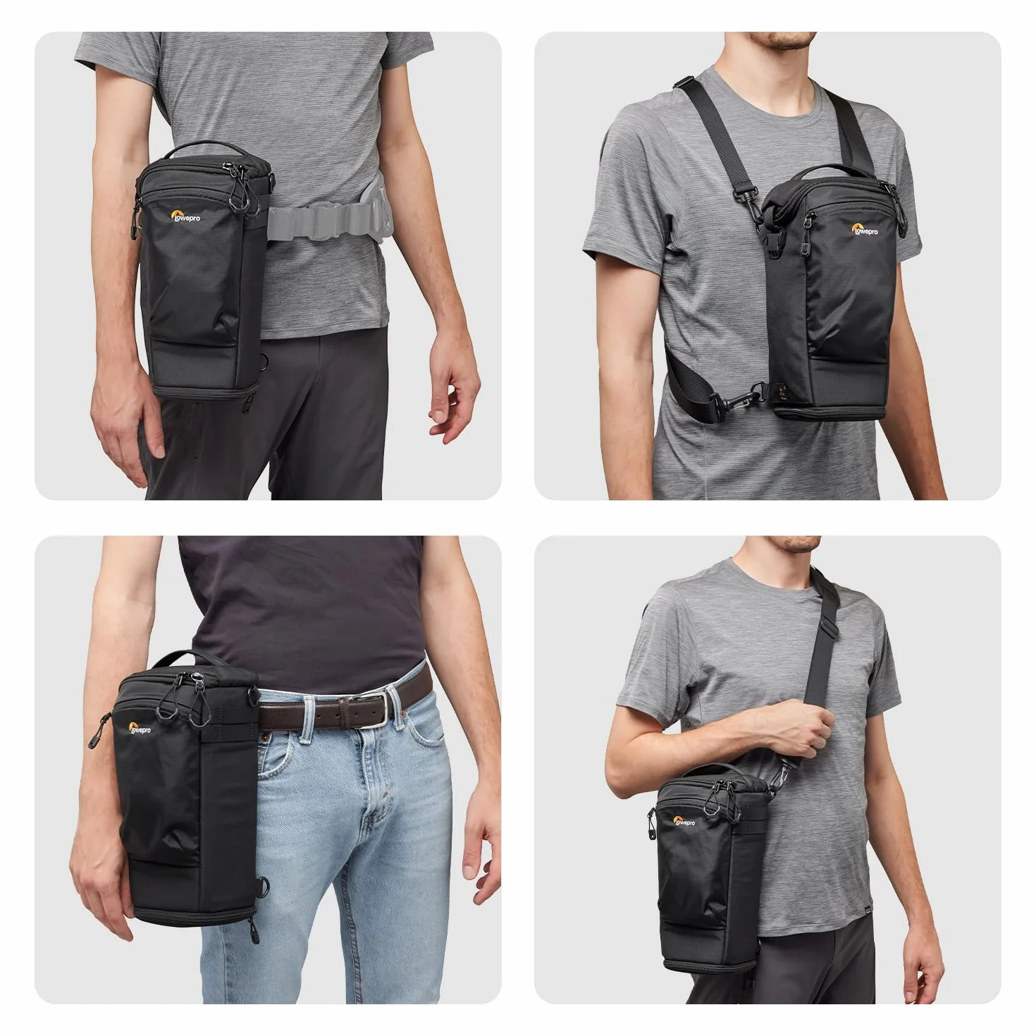 Lowepro ProTactic TLZ 75 Slim AW III torba na aparat fotograficzny Toploader do lustrzanki bezlusterkowej, objętość: 4,5 l, wym : 37 x 10,5 x 14 cm, do aparatów z założonym obiektywem, mod. torba na
