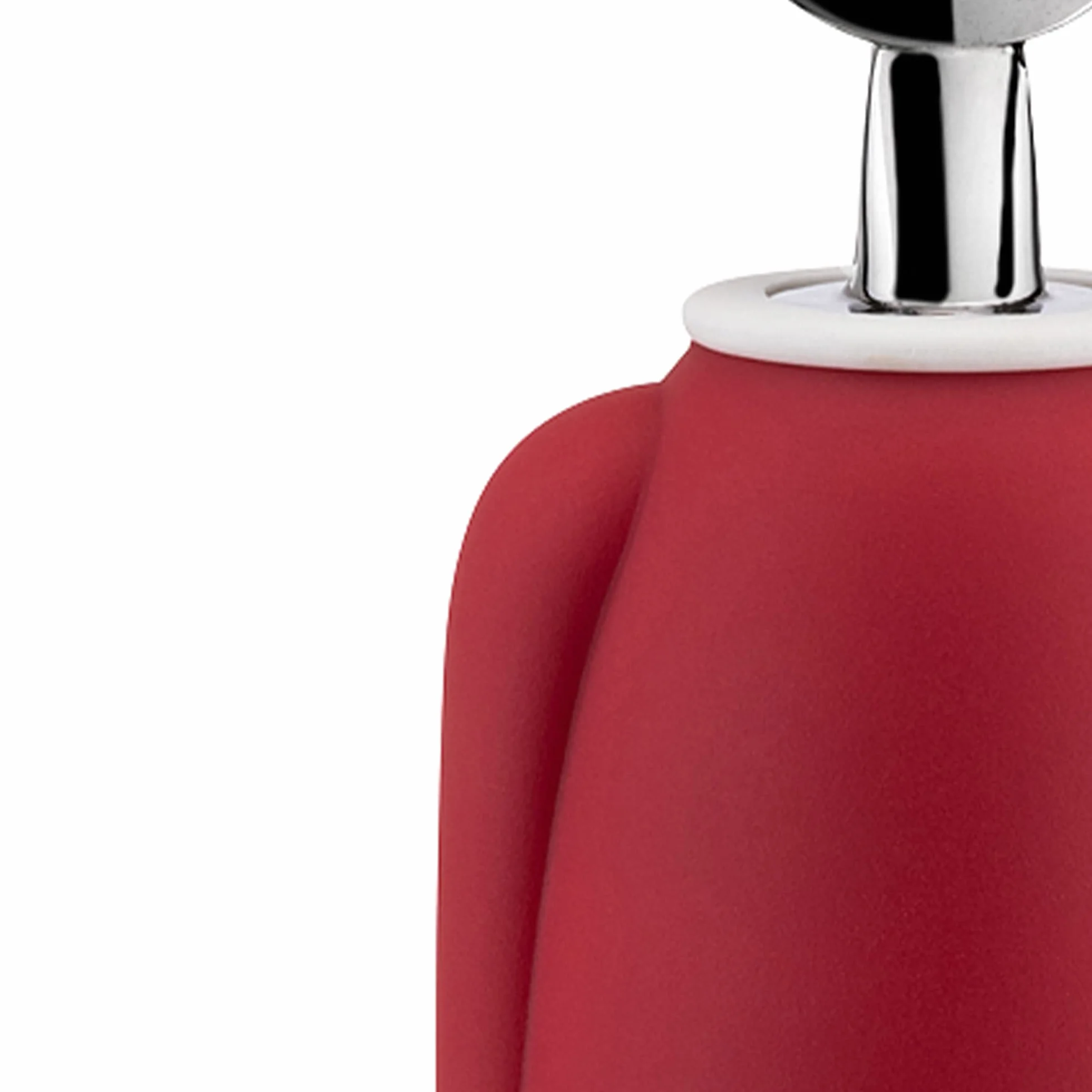 Alessi AAM23 R Design korkociąg, chromowany zamak i żywica termoplastyczna, czerwony