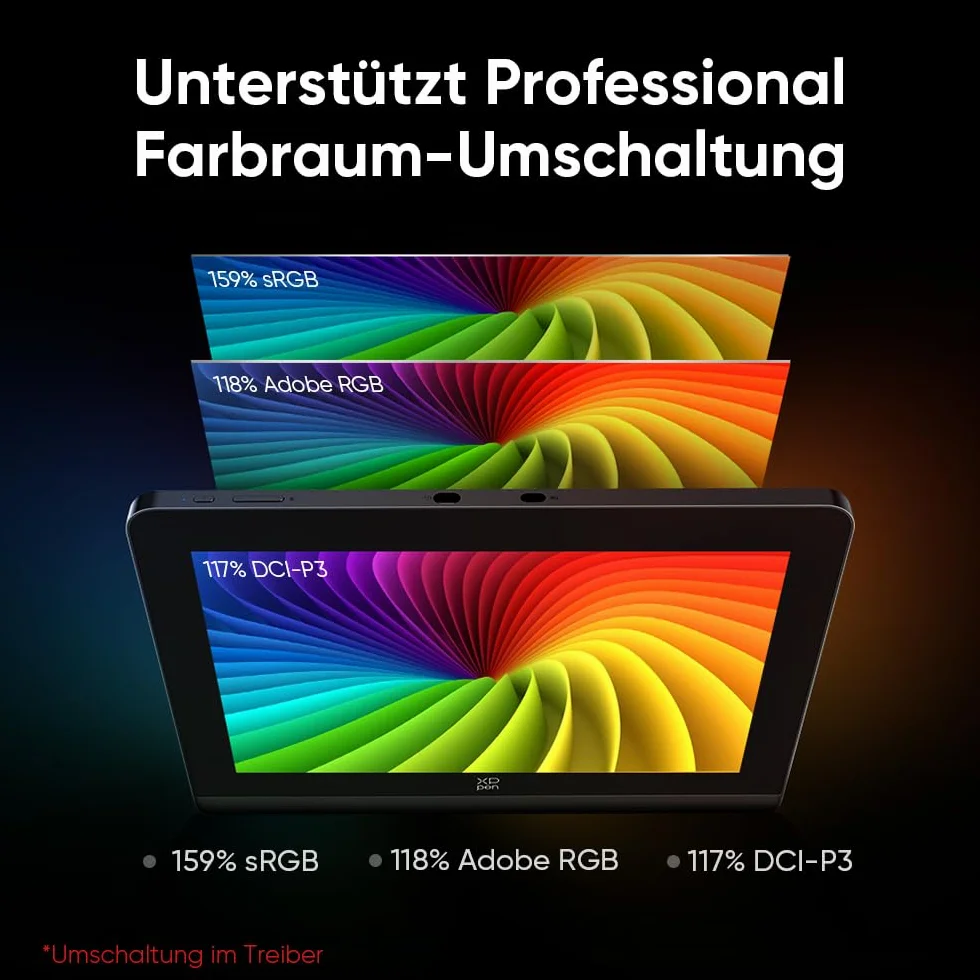 XPPen Artist PRO 16 Gen.2 wyświetlacz graficzny, 16 cali, rysik X3 Pro i szybki pilot, tablet graficzny 99% sRGB