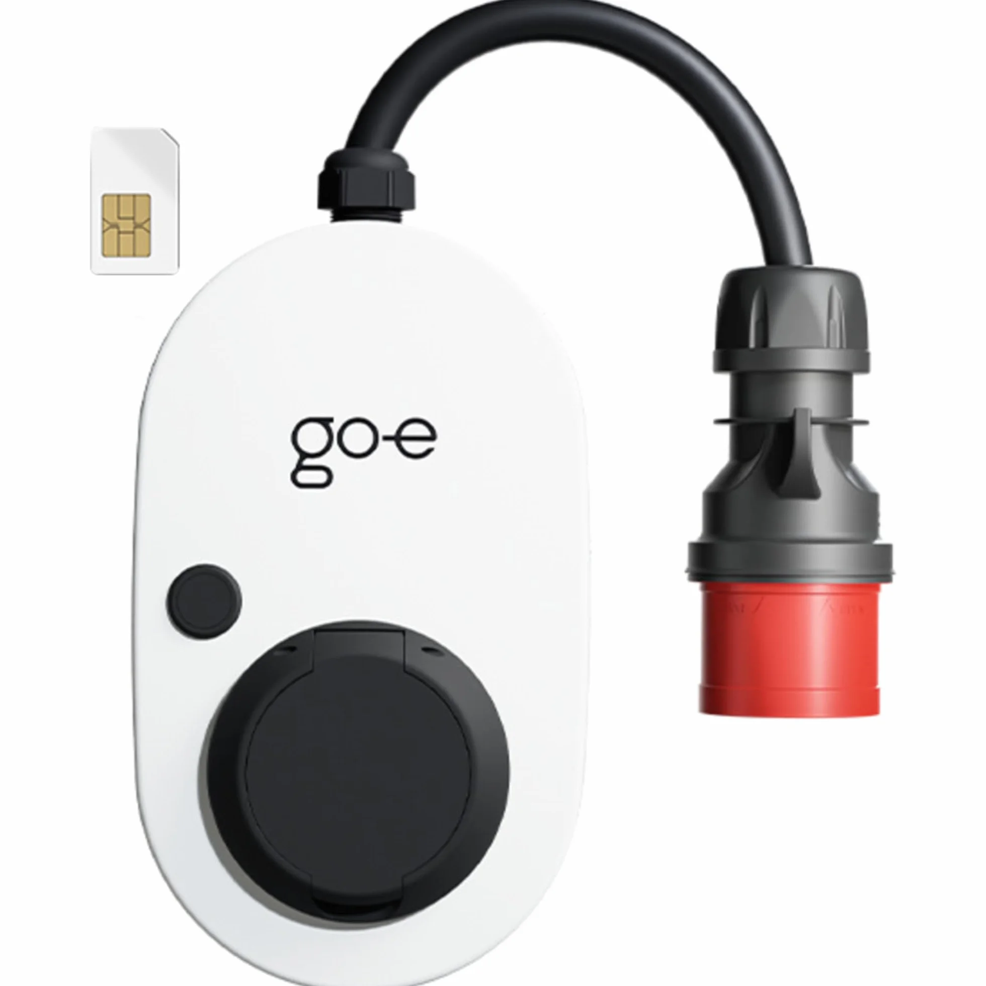 Charger Gemini flex 2.0, 22 kW (32A 3-phasig) (weiß/schwarz, mobile Ladestation, 4G/LTE)