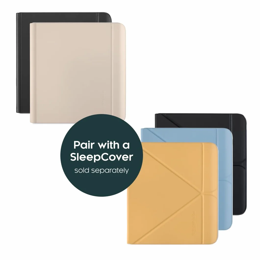 Kobo Libra Colour | eReader | E Ink Kaleido™ 3 7" kolorowy wyświetlacz antyrefleksyjny | Tryb ciemny | Audiobooki | Wodoodporny (biały)