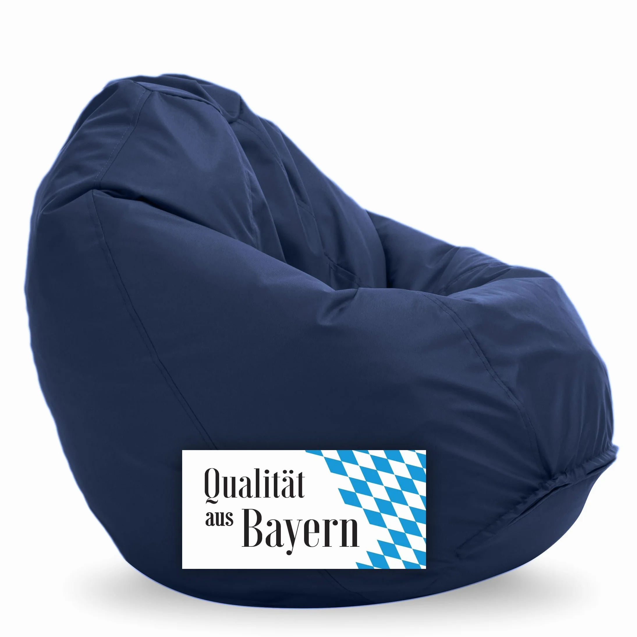Bruni Classico worek siedzisko dla dzieci L niebiesko-szare XL z wypełnieniem z kulek EPS