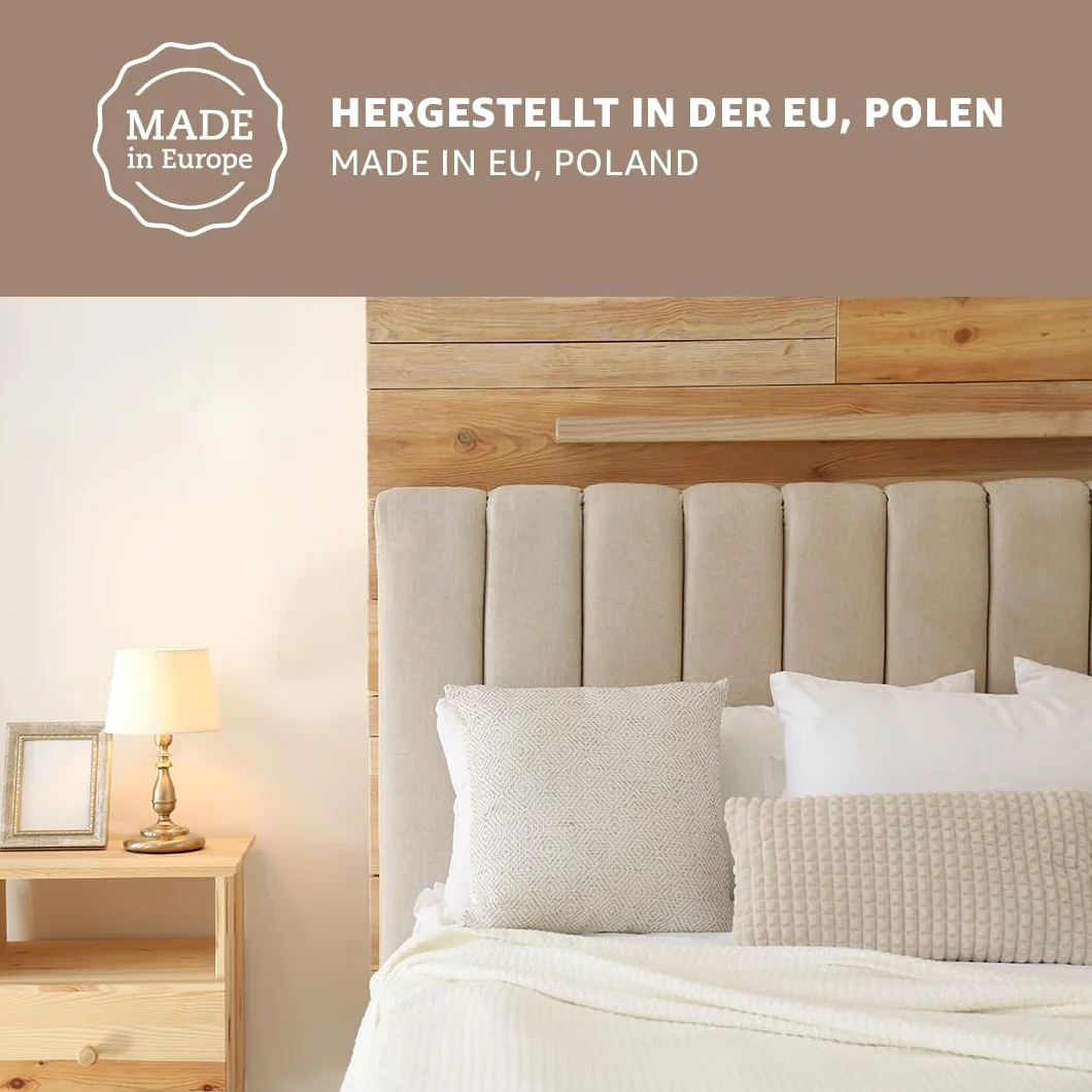 Poduszka do spania dla alergików 80x80 cm z regulacją wysokości, 2 sztuki