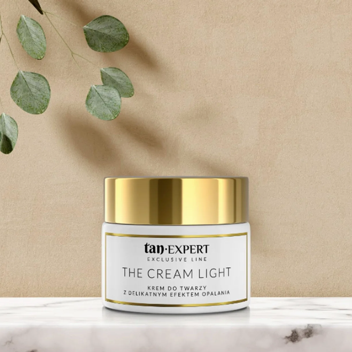 The Cream Light krem do twarzy 50 g z efektem samoopalenizny krem do twarzy do naturalnej opalenizny