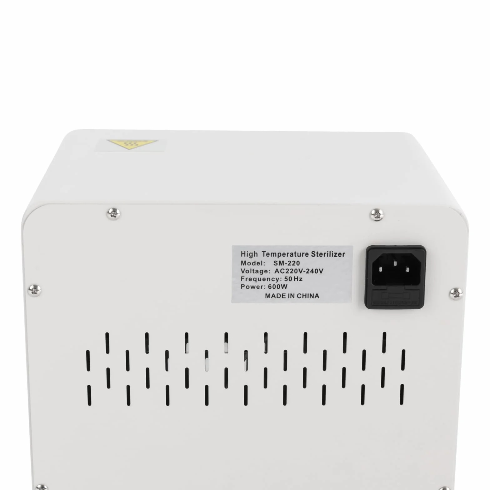 Sterylizator na gorące powietrze, 600 W, wysoka wydajność, sucha temperatura, sterylizator do paznokci, sterylizator z timerem i regulatorem temperatury 32-428℉