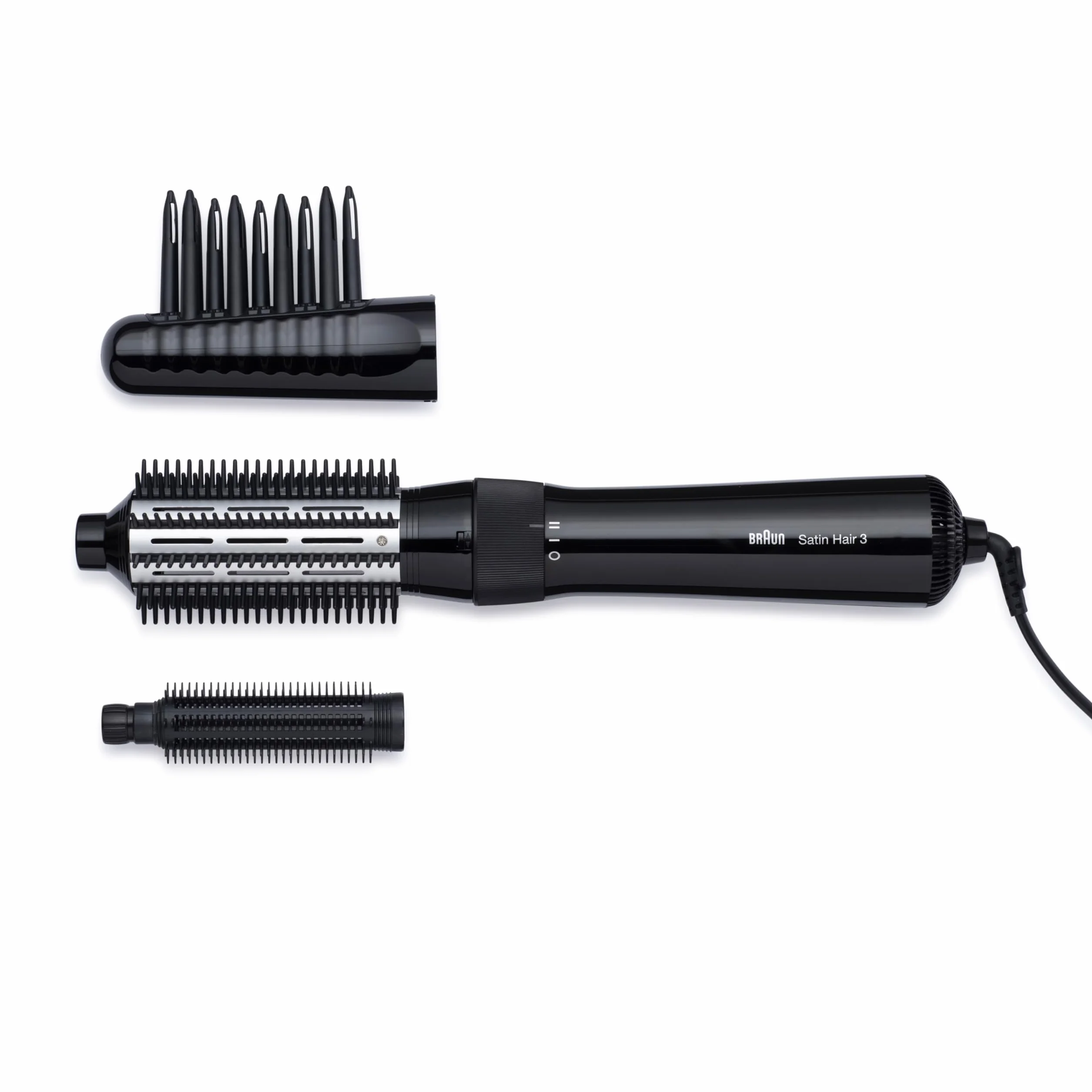 Braun Satin Hair 3 Airstyler AS330 szczotka do włosów z ciepłym powietrzem, z 3 końcówkami do stylizacji, 400 W