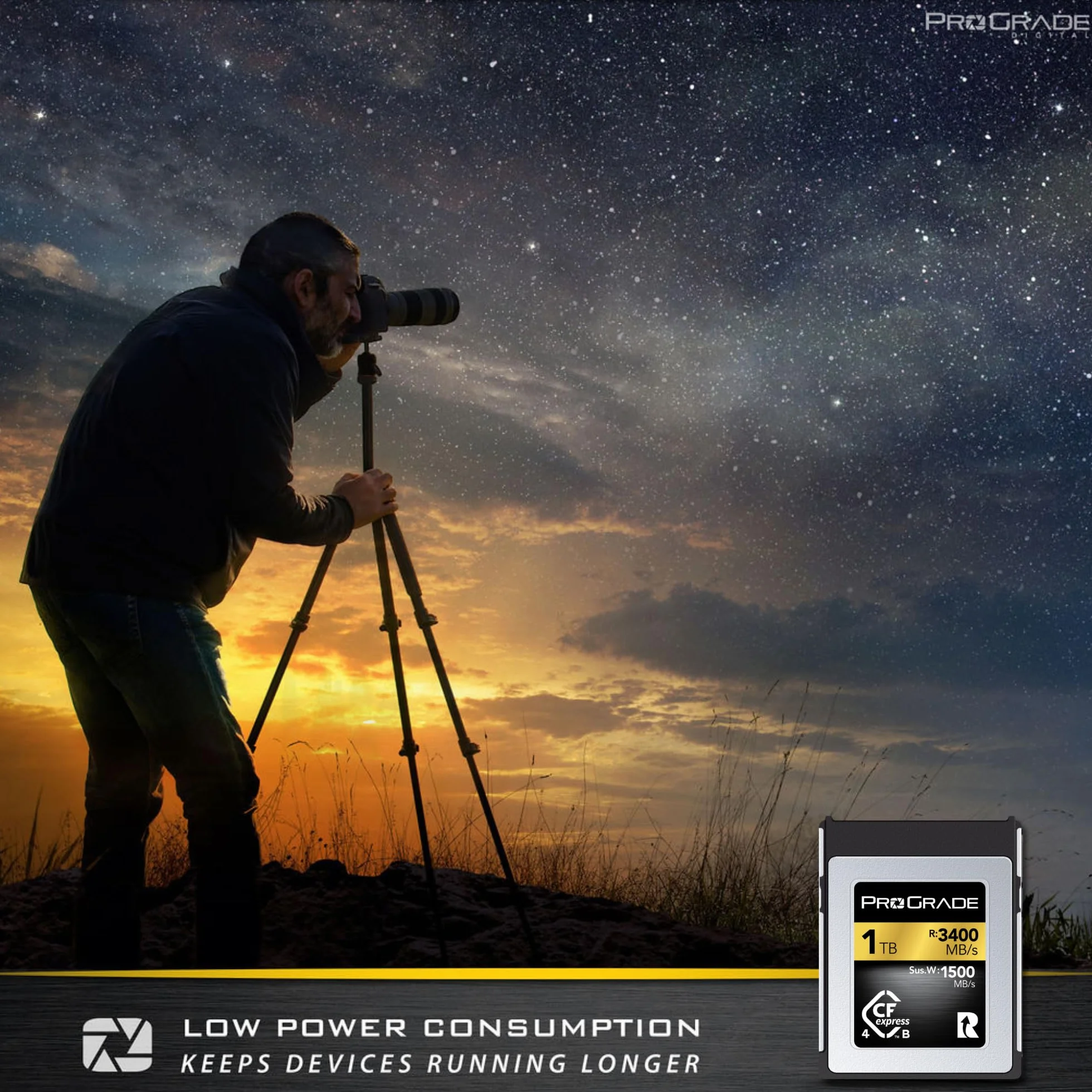 ProGrade Digital Karta Pamięci CFexpress 4.0 Typu B 1TB (Złoto)